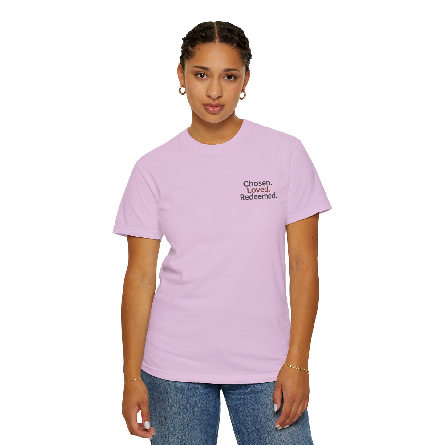 Faith-Inspired Unisex T-Shirt, Chosen Loved Redeemed Shirt
