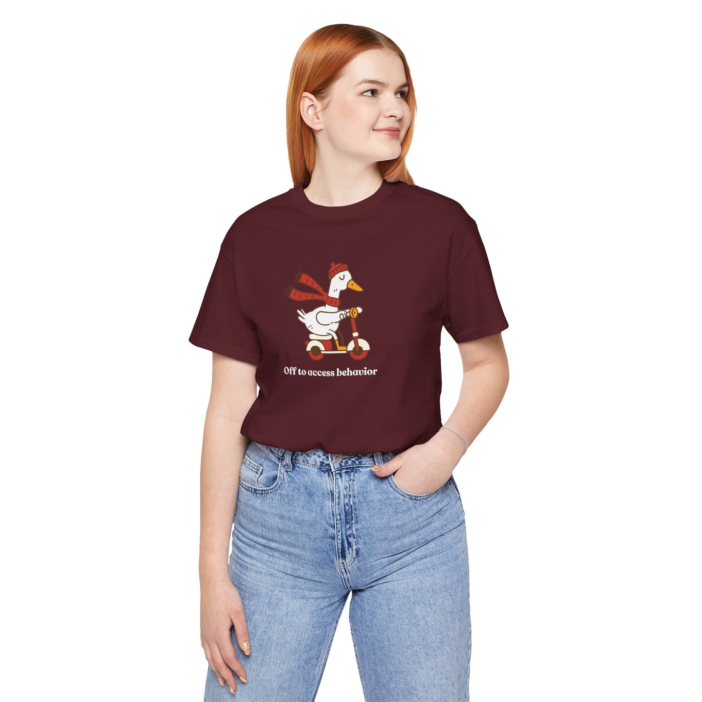 Funny Duck T-Shirt, 'Off to Awesome Behavior' Tee