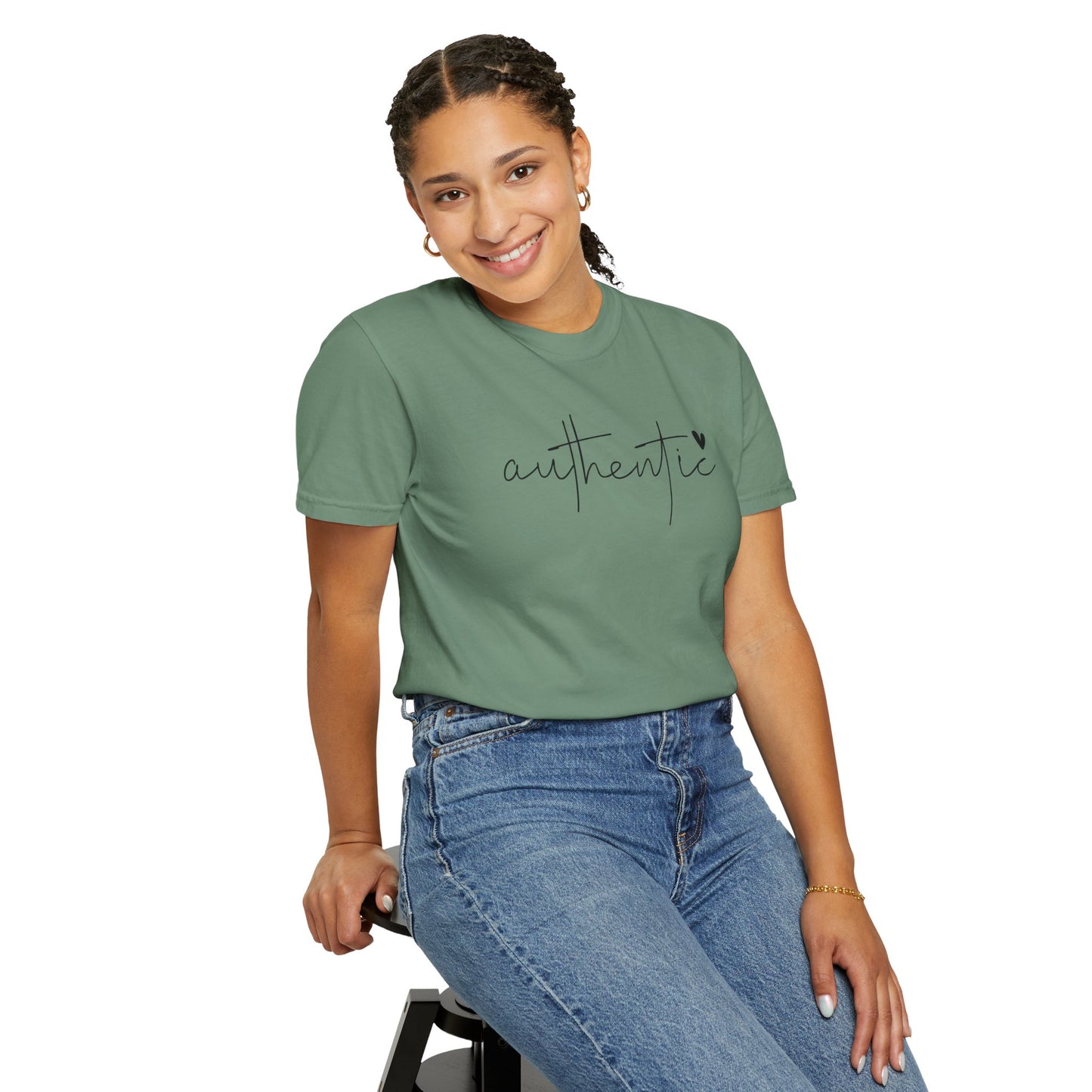 Authentic Love Unisex T-shirt - Soft Garment-Dyed Tee for Everyday Comfort