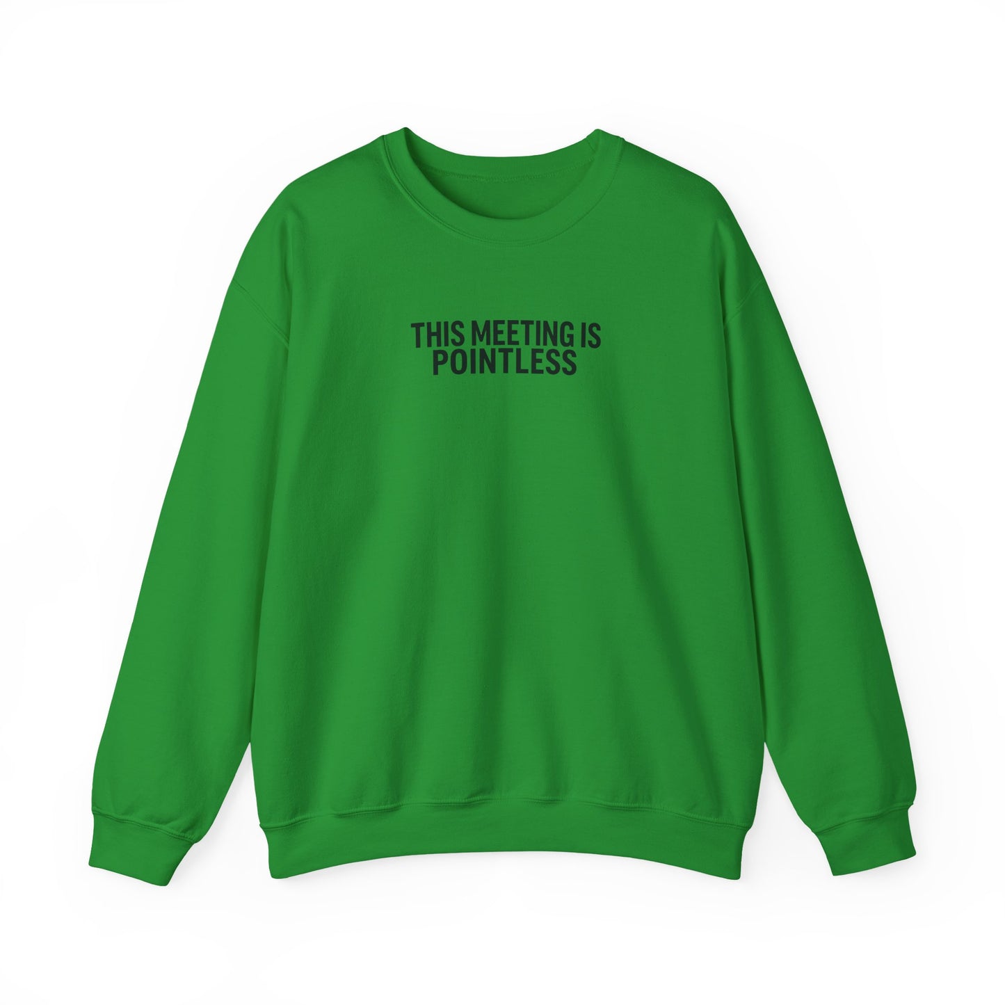 Funny Crewneck Sweatshirt - This Meeting Is Pointless