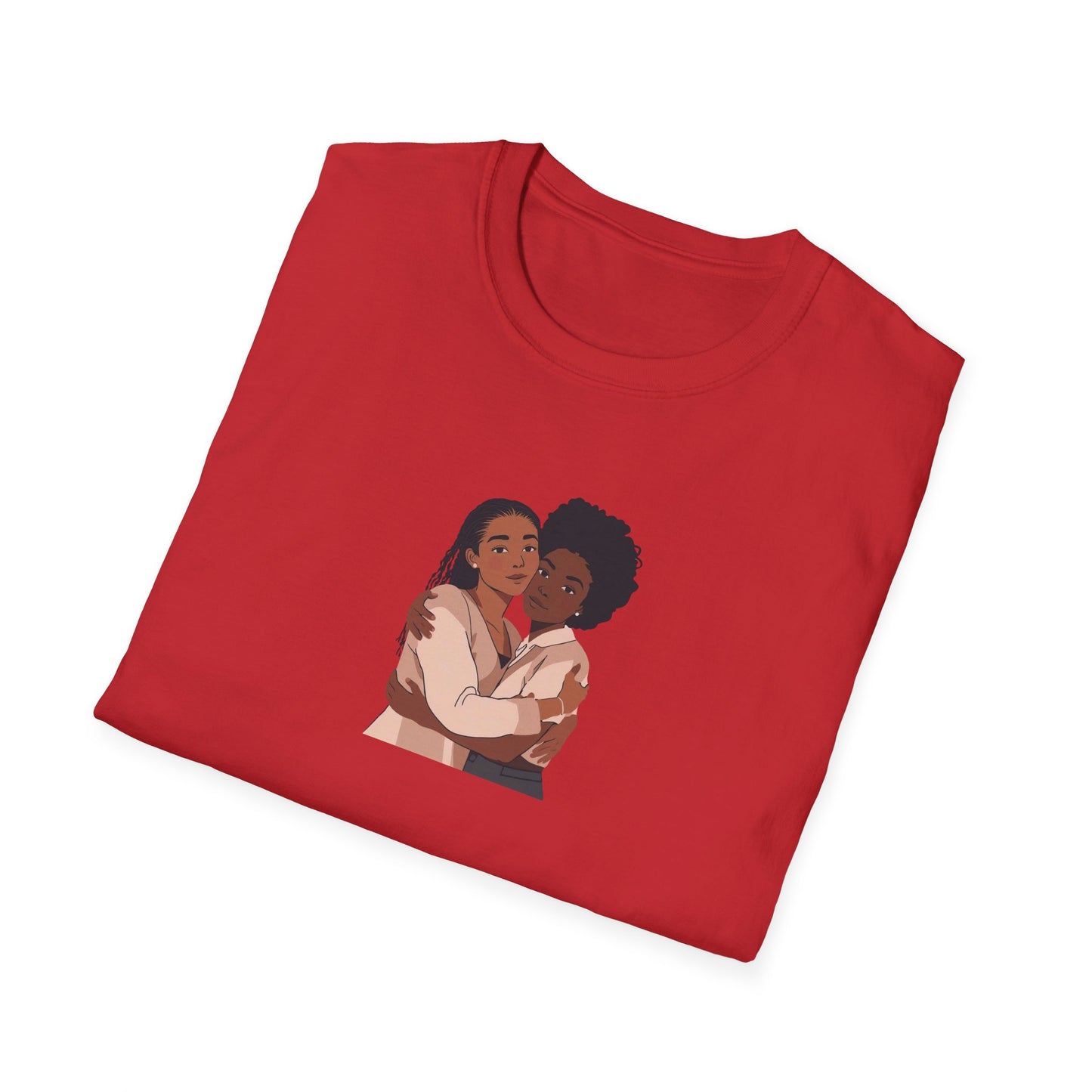 Embrace Love Friendship Tees, Black Sisterhood T-shirt