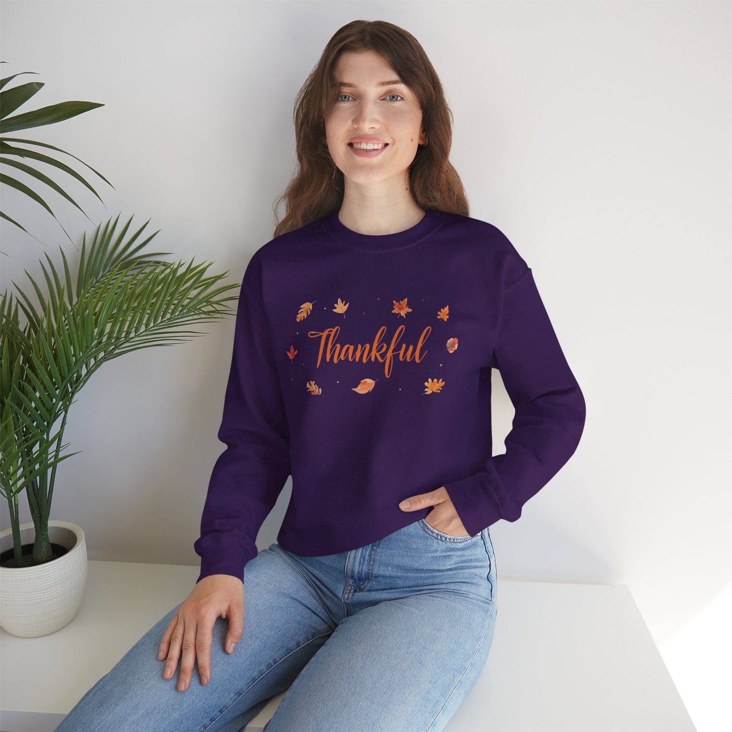 Thankful Crewneck Sweatshirt | Fall Apparel