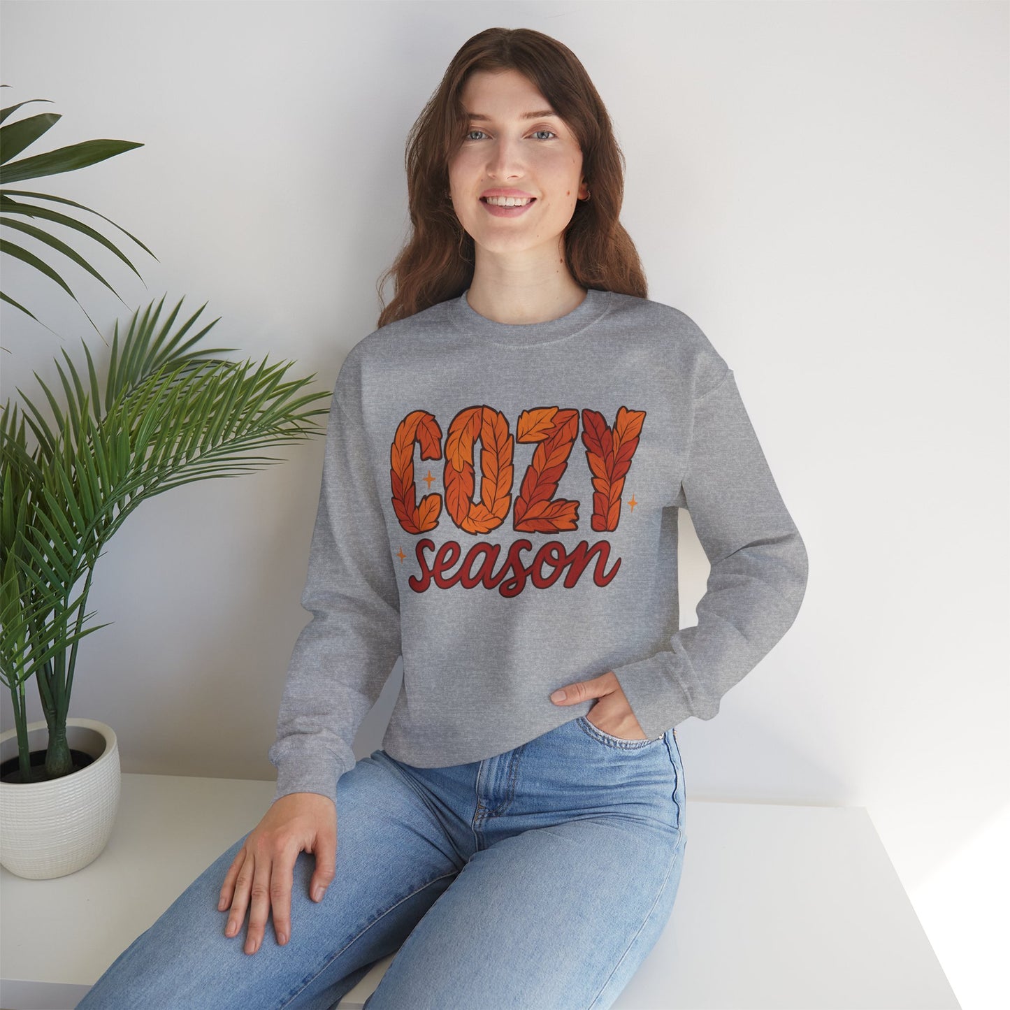 Cozy Fall Season Sweatshirt - Autumn Crewneck