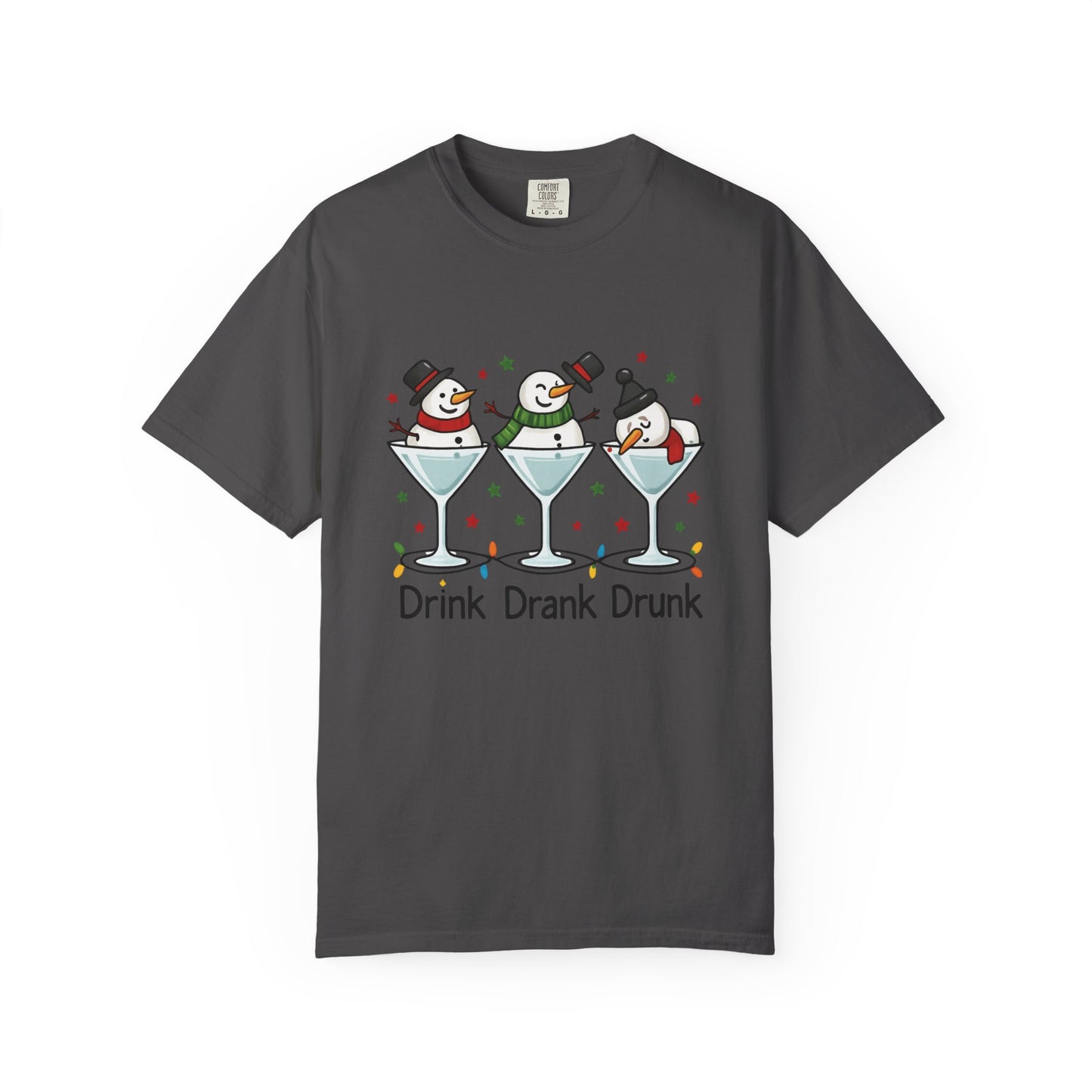Drink Drank Drunk Holiday T-Shirt