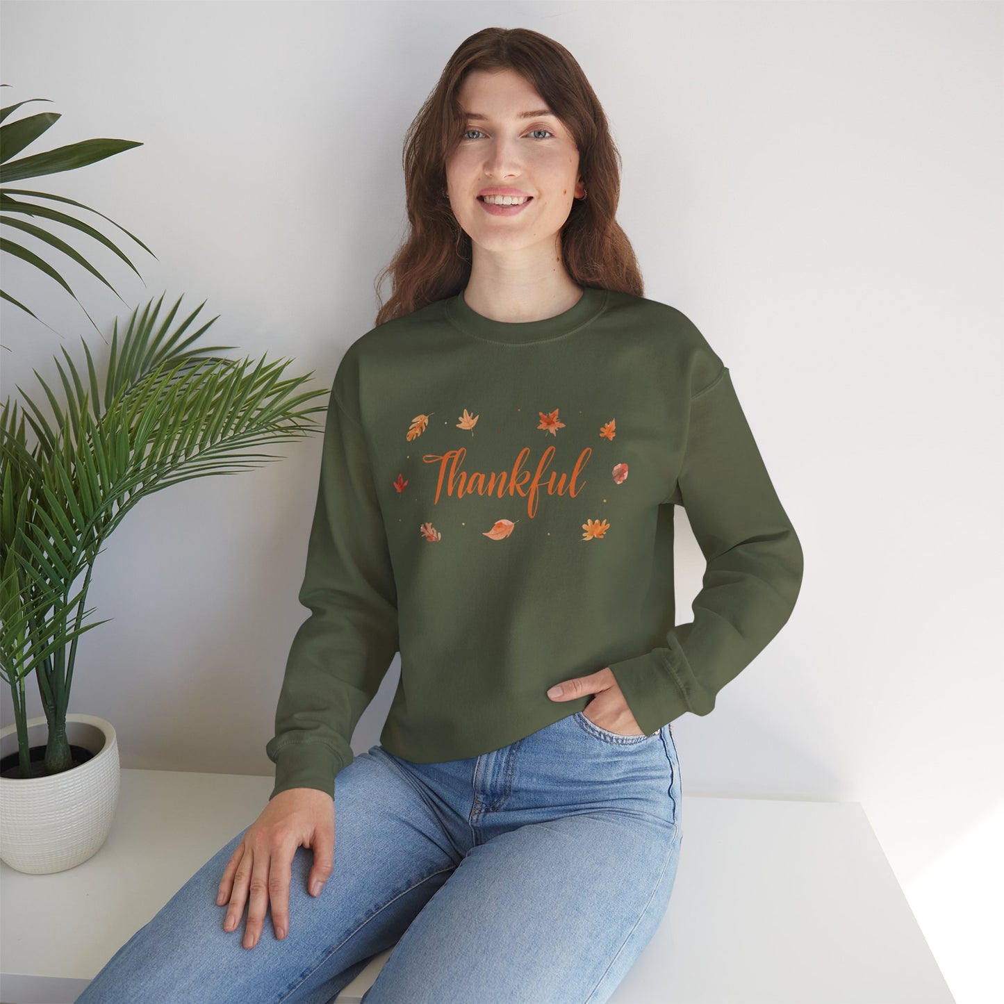 Thankful Crewneck Sweatshirt | Fall Apparel