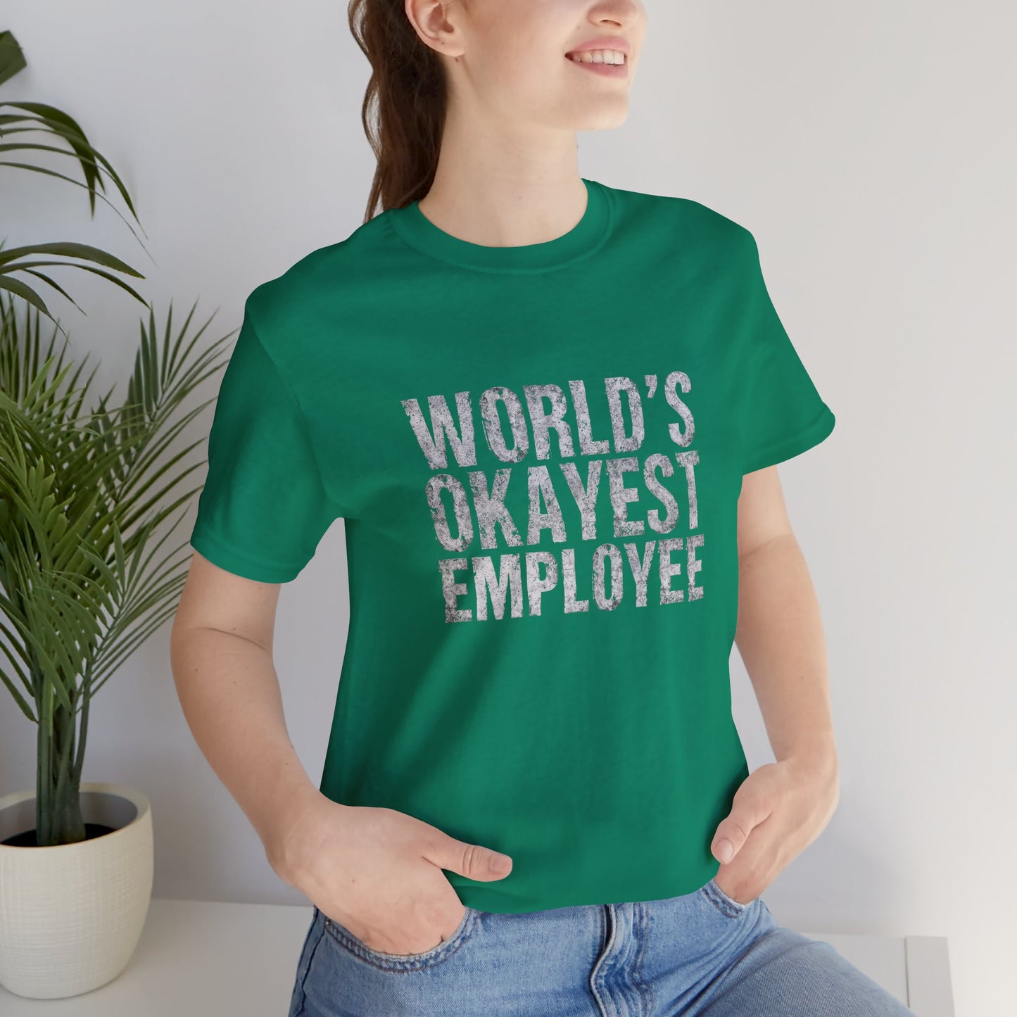 World's Okayest Employee Tee | Funny T-Shirt