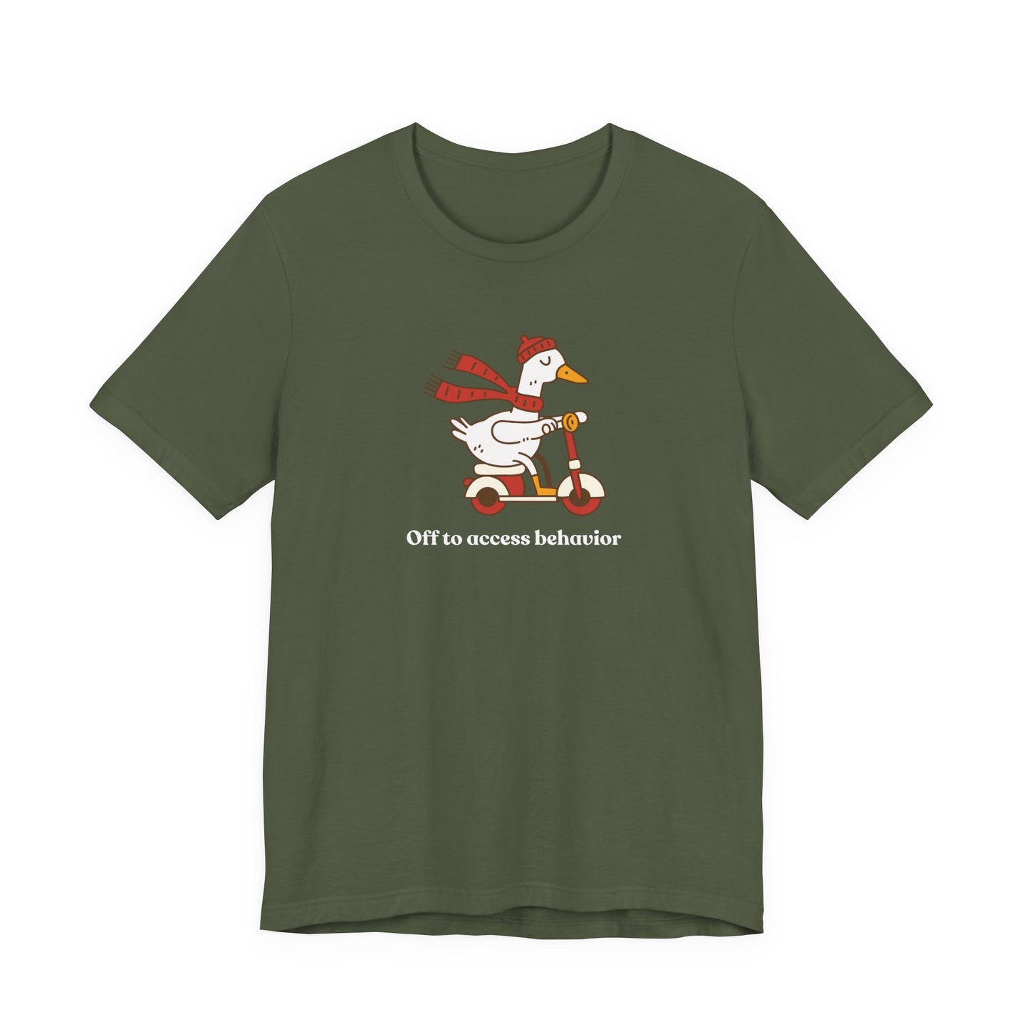 Funny Duck T-Shirt, 'Off to Awesome Behavior' Tee