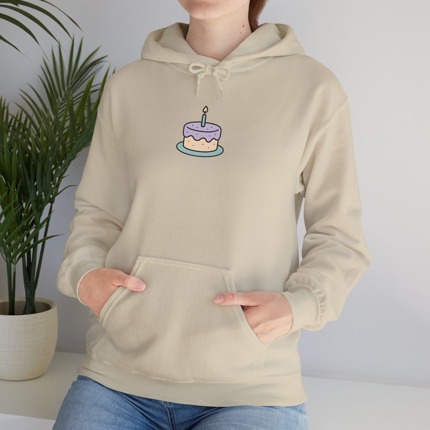 Birthday Cake Hoodie, Cute Gift for Cake Lovers