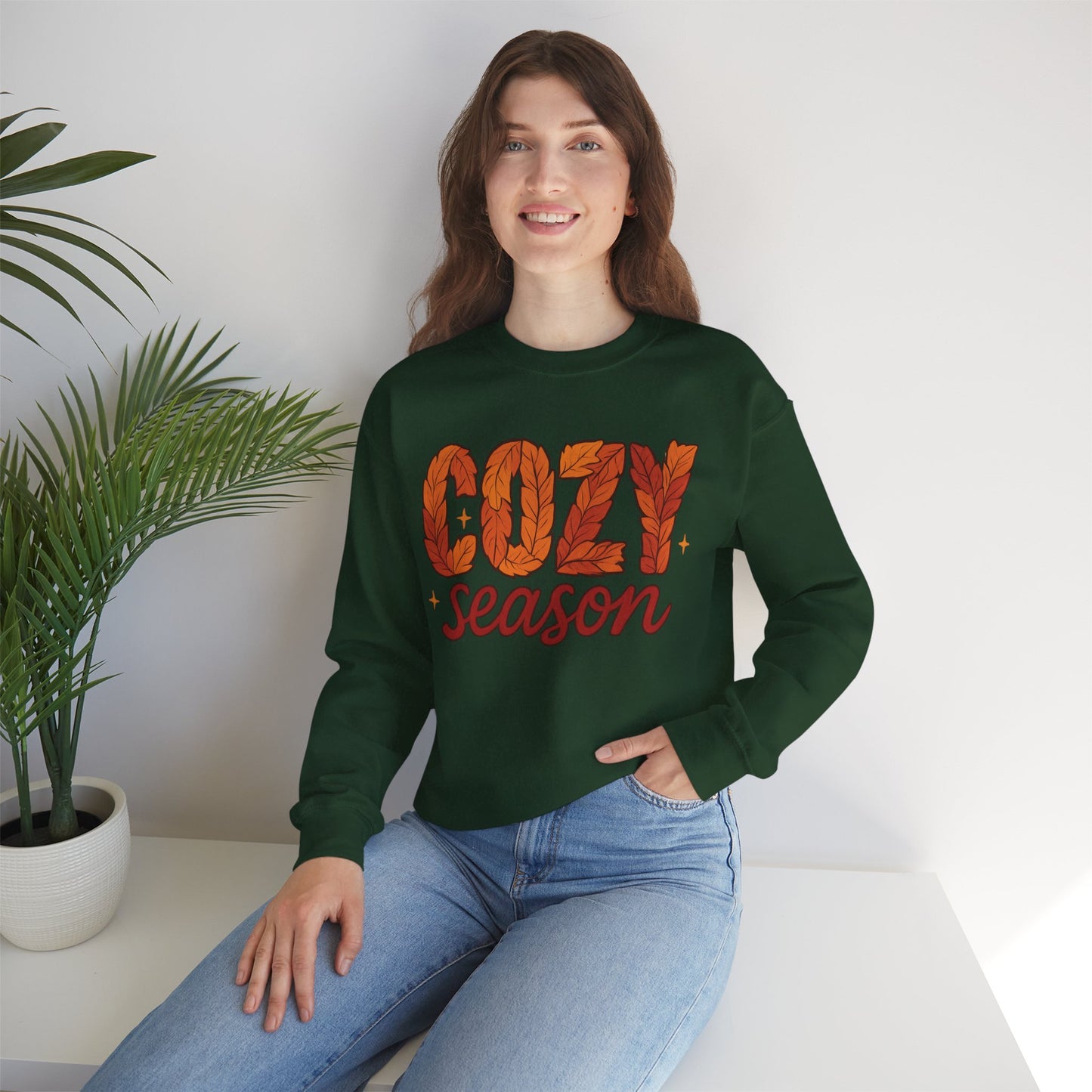 Cozy Fall Season Sweatshirt - Autumn Crewneck