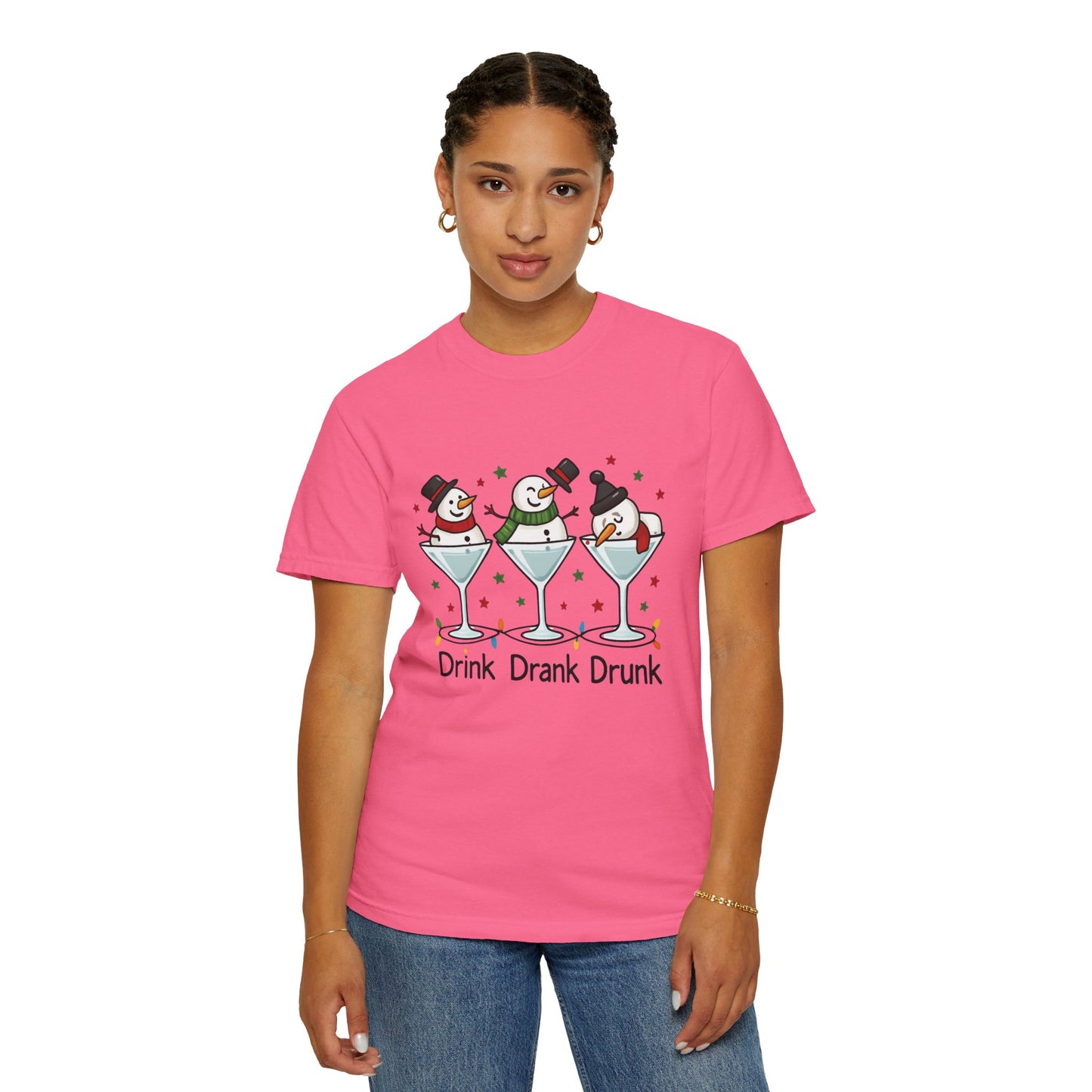 Drink Drank Drunk Holiday T-Shirt