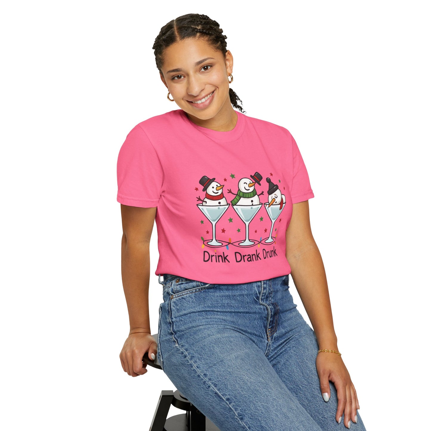 Drink Drank Drunk Holiday T-Shirt