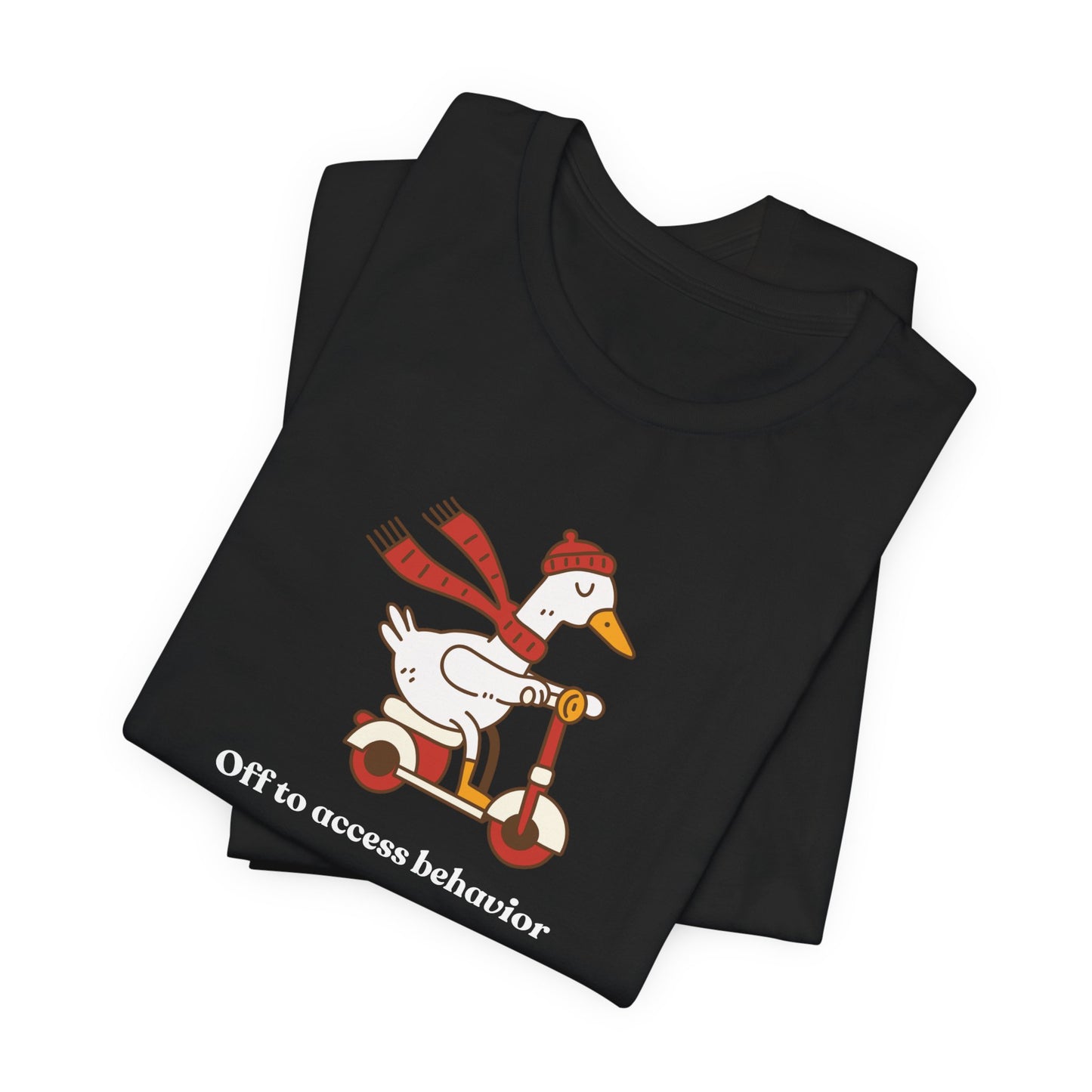Funny Duck T-Shirt, 'Off to Awesome Behavior' Tee
