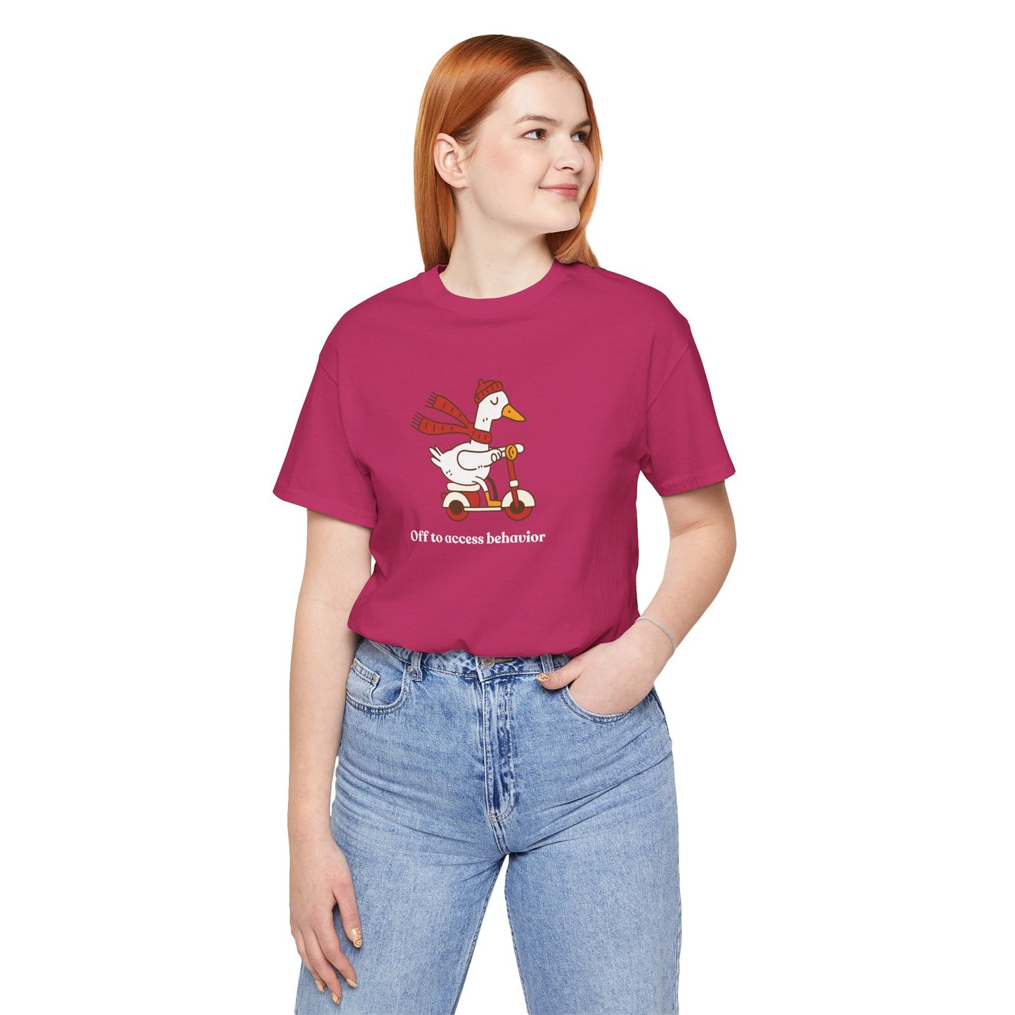 Funny Duck T-Shirt, 'Off to Awesome Behavior' Tee