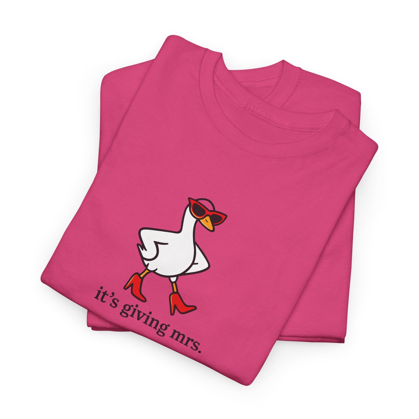 "It's Giving Mrs." Cotton T-Shirt