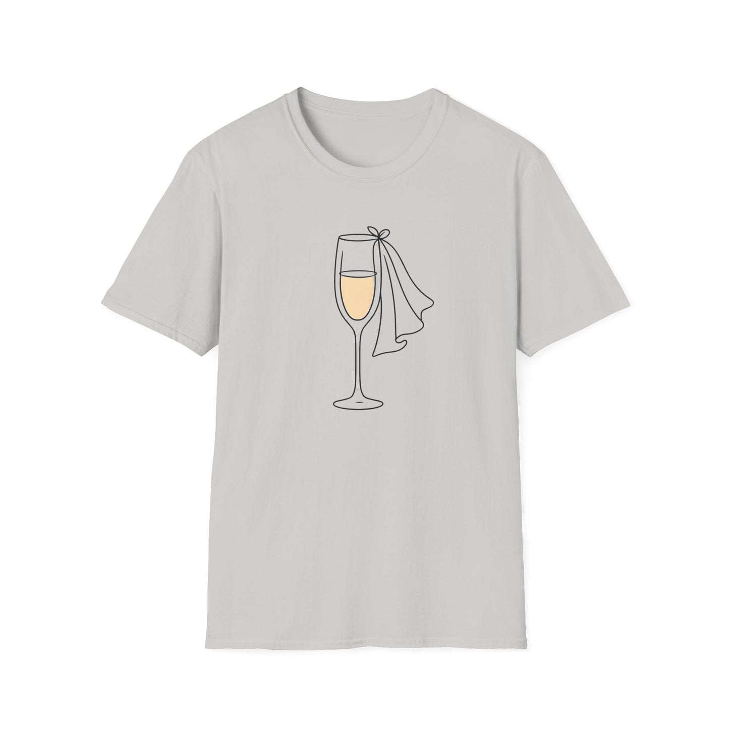 Bachelorette, Champagne Celebrate T-Shirt | Unisex Party Tee
