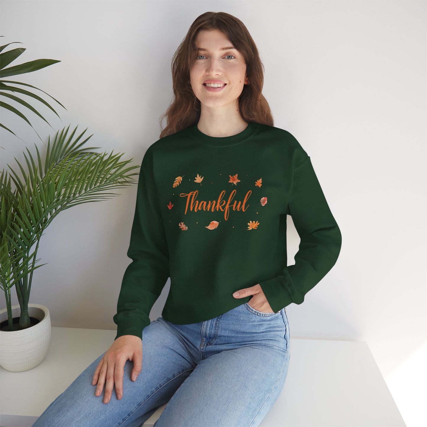 Thankful Crewneck Sweatshirt | Fall Apparel