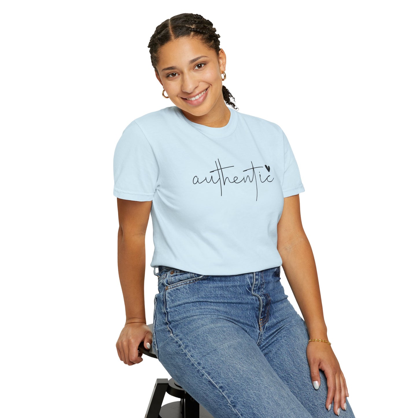 Authentic Love Unisex T-shirt - Soft Garment-Dyed Tee for Everyday Comfort