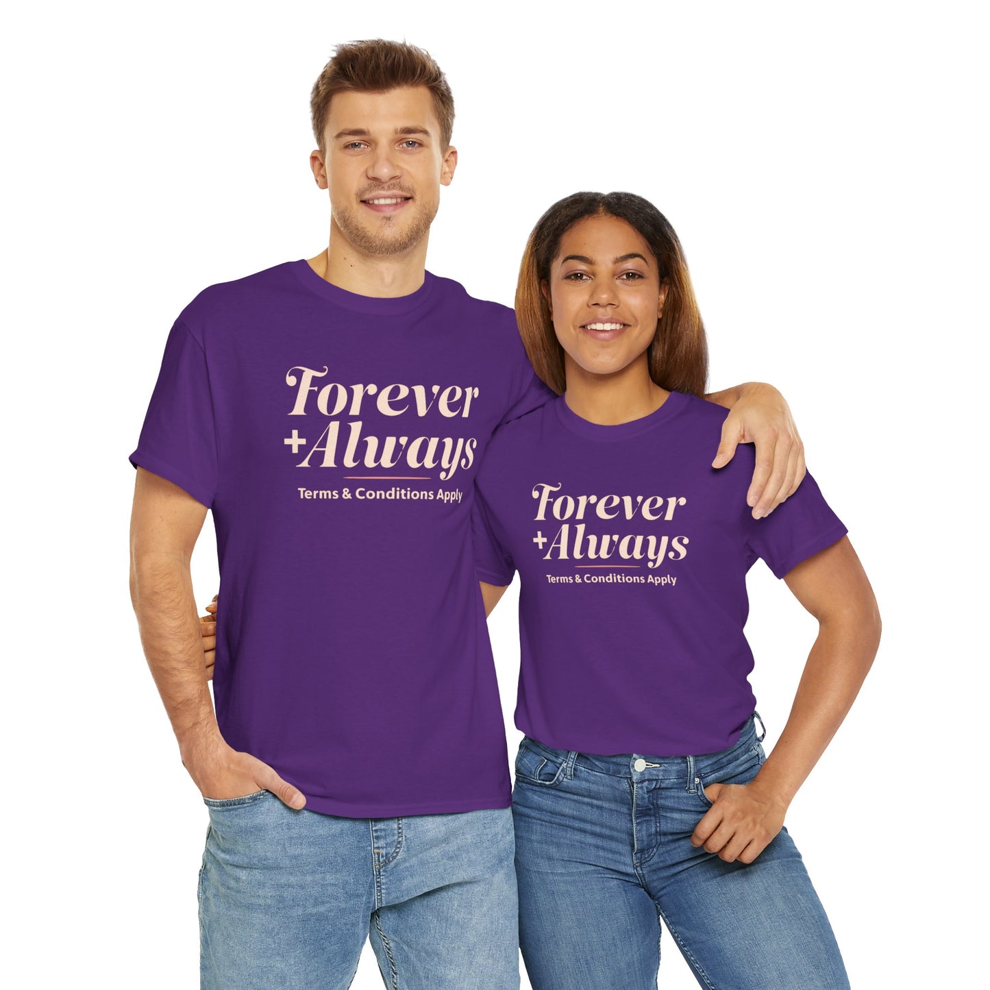 Forever & Always Couple Cotton Tee,