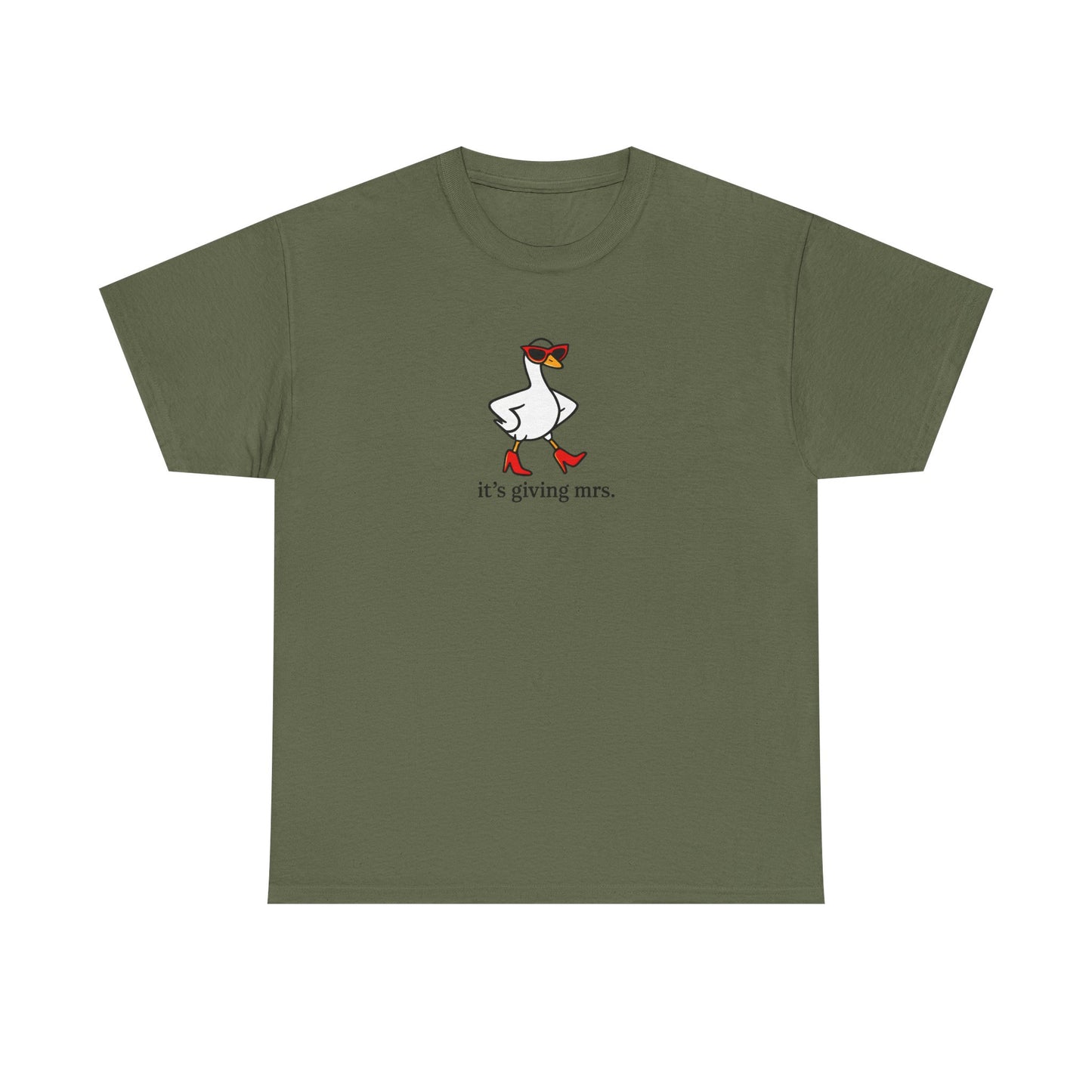 "It's Giving Mrs." Cotton T-Shirt