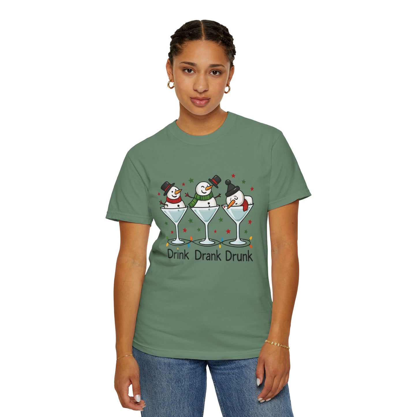 Drink Drank Drunk Holiday T-Shirt