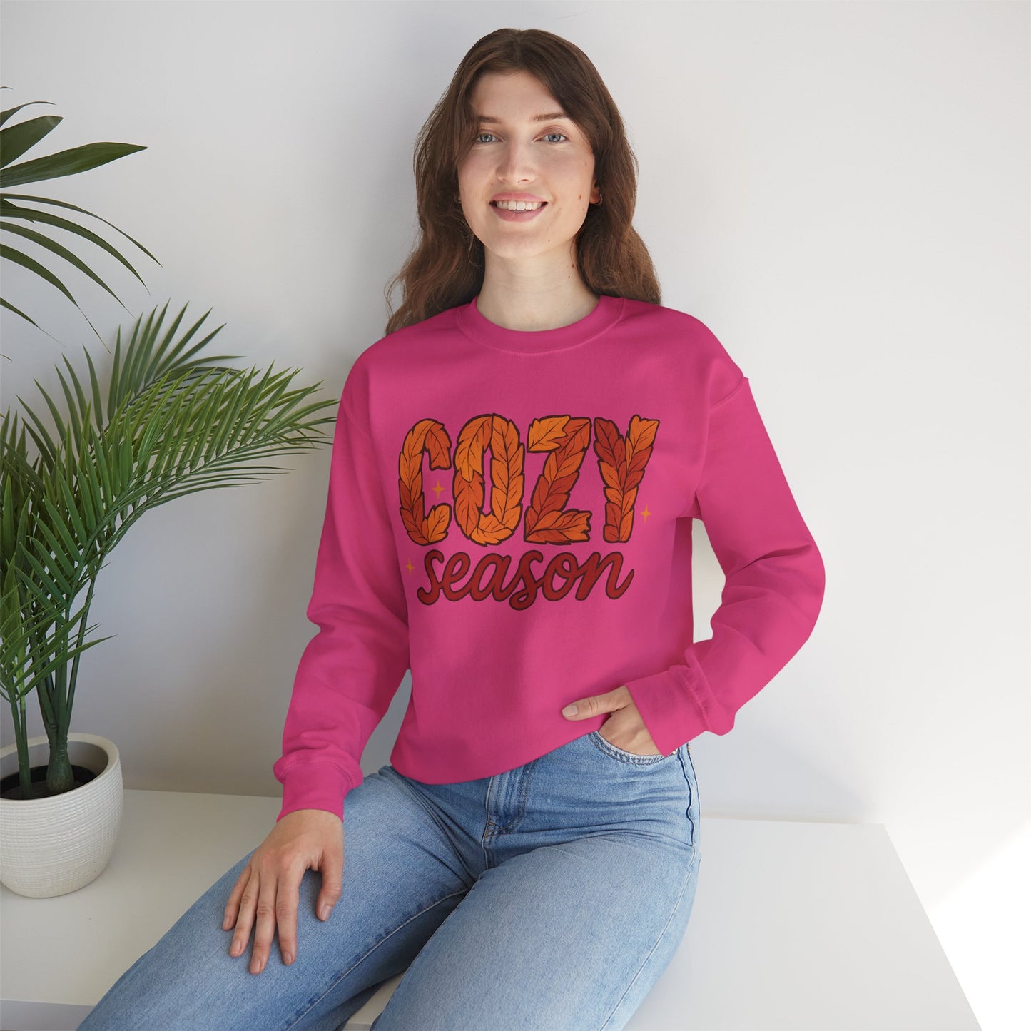 Cozy Fall Season Sweatshirt - Autumn Crewneck