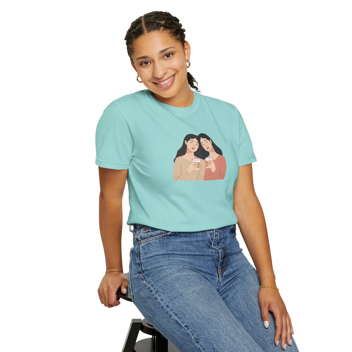 Sisterhood Graphic Tee, Cute Friendship Gift