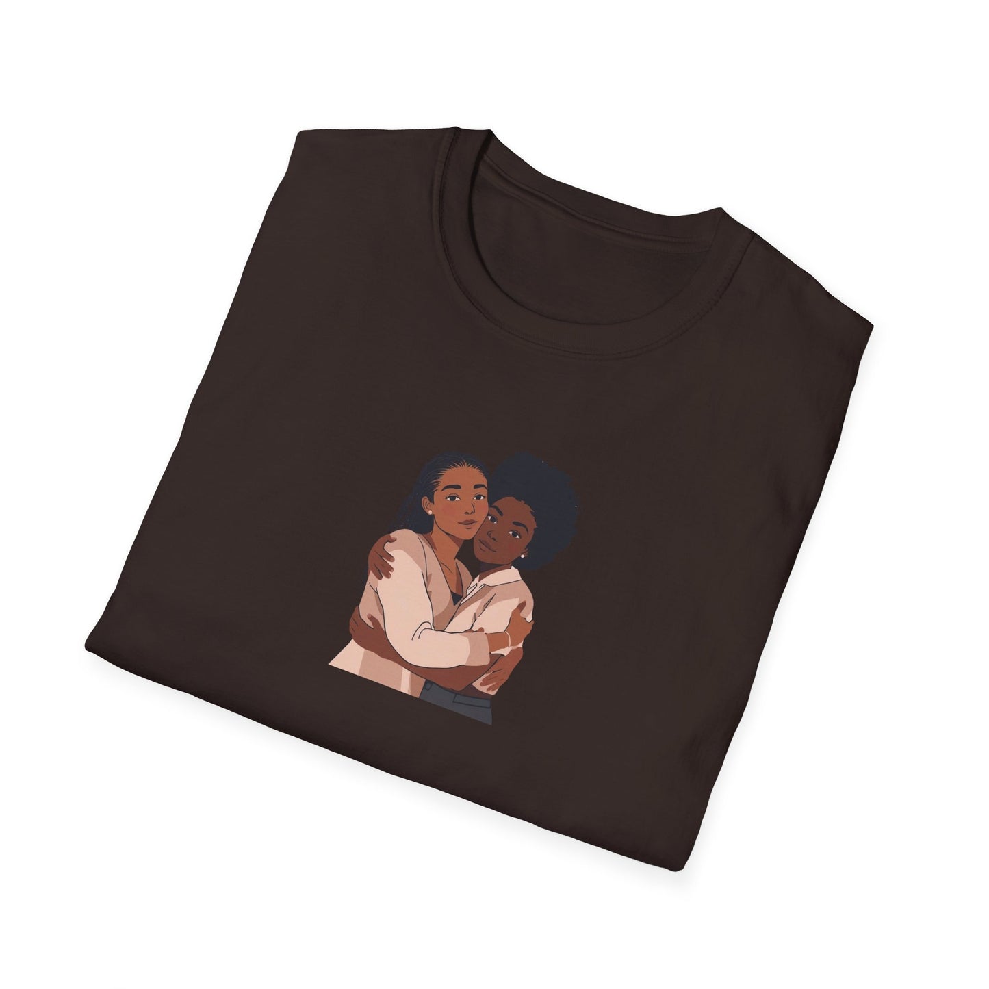 Embrace Love Friendship Tees, Black Sisterhood T-shirt