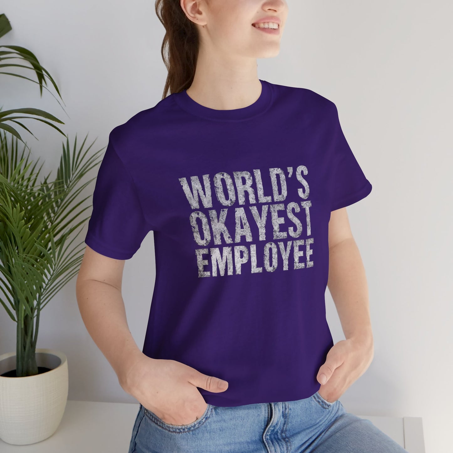 World's Okayest Employee Tee | Funny T-Shirt
