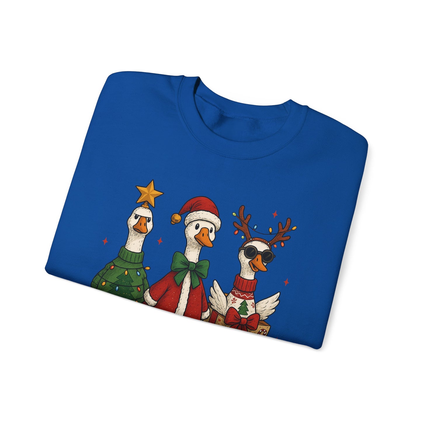 Christmas Goose Sweatshirt, Funny Holiday Sweatshirt