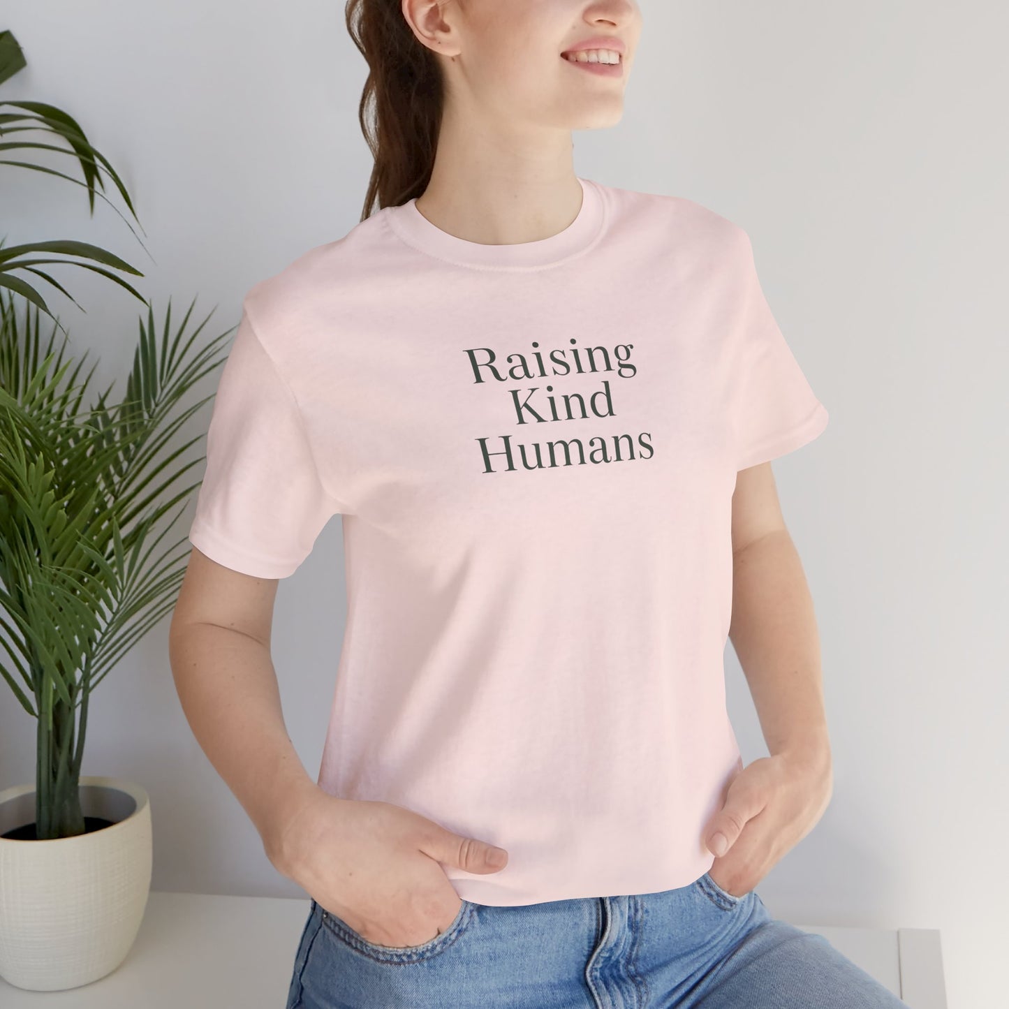 Raising Kind Humans Tee, Gift for Parents, Mom T-shirt