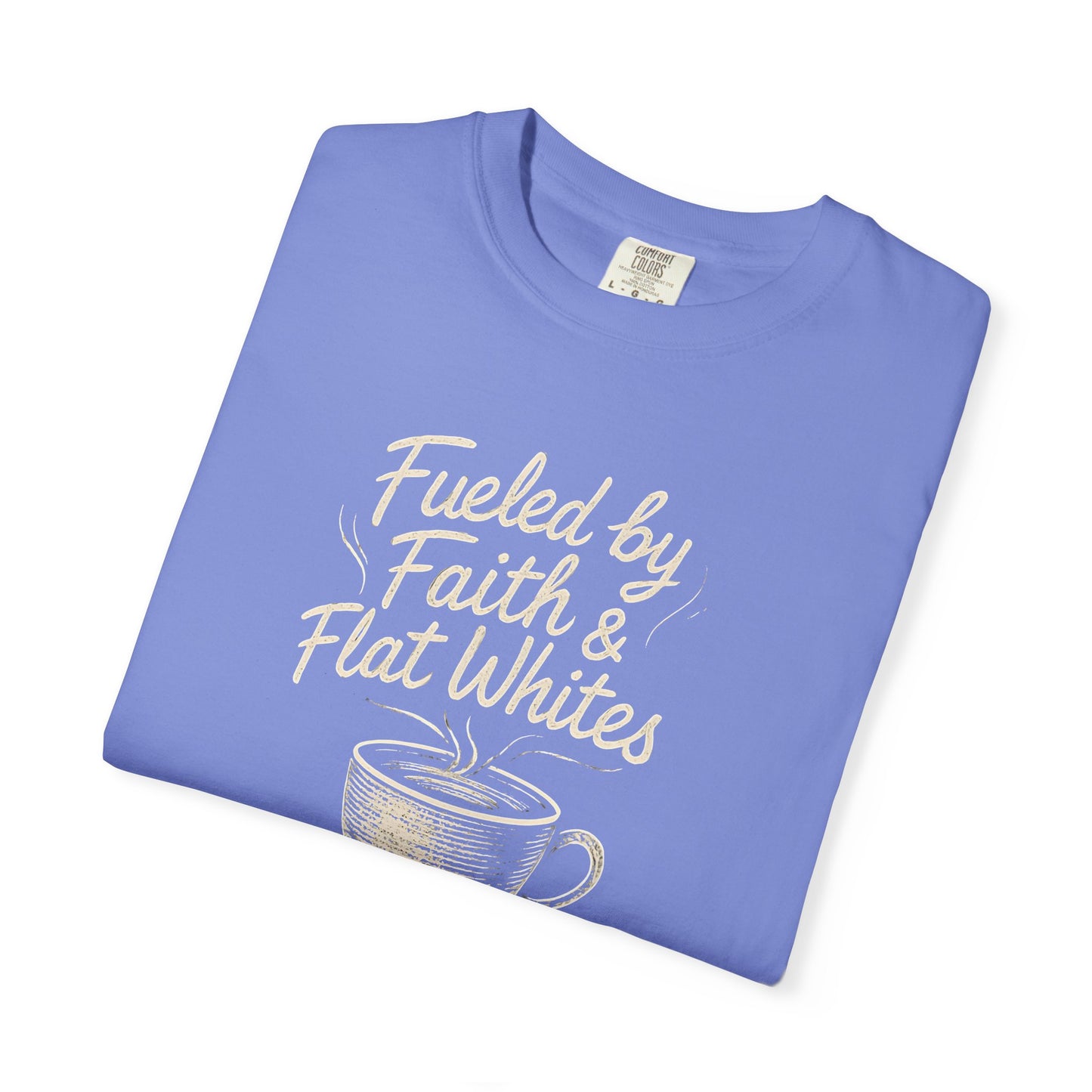 Coffee Lovers Unisex T-Shirt - Fueled by Faith & Flat Whites