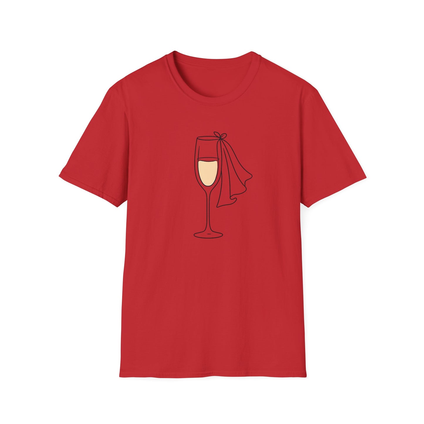 Bachelorette, Champagne Celebrate T-Shirt | Unisex Party Tee