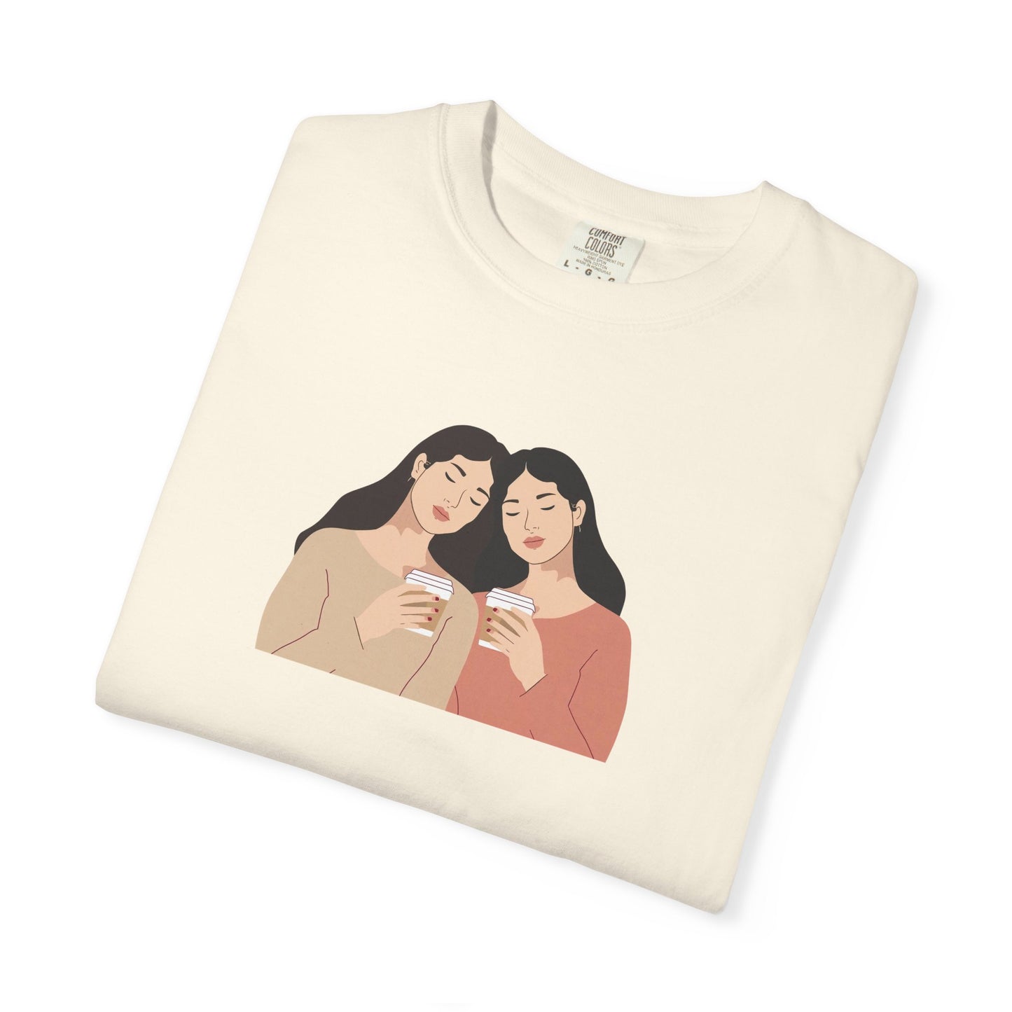 Sisterhood Graphic Tee, Cute Friendship Gift