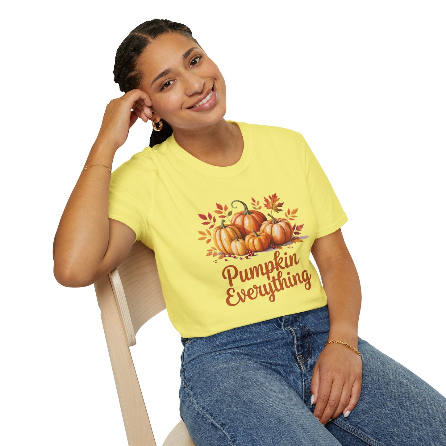 Autumn Pumpkin Everything T-Shirt | Cozy Graphic Tee for Fall