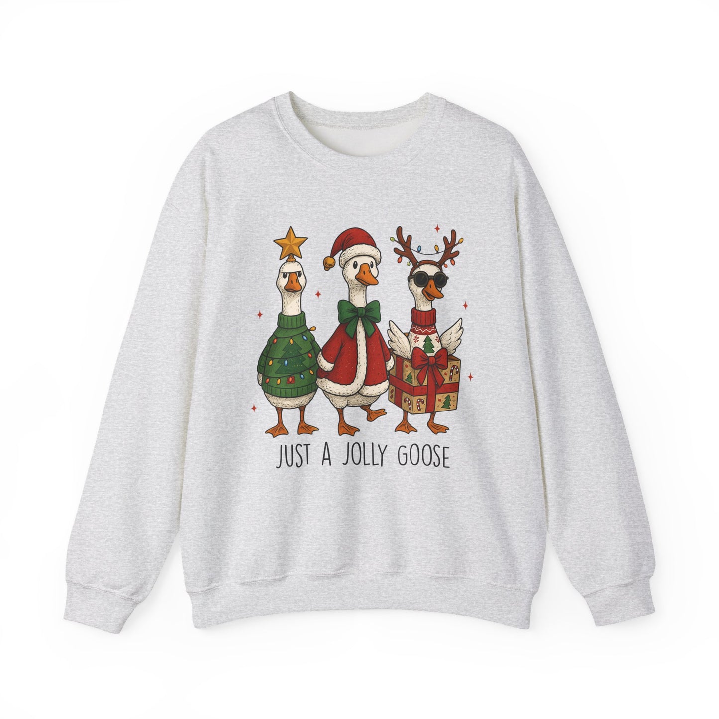 Christmas Goose Sweatshirt, Funny Holiday Sweatshirt