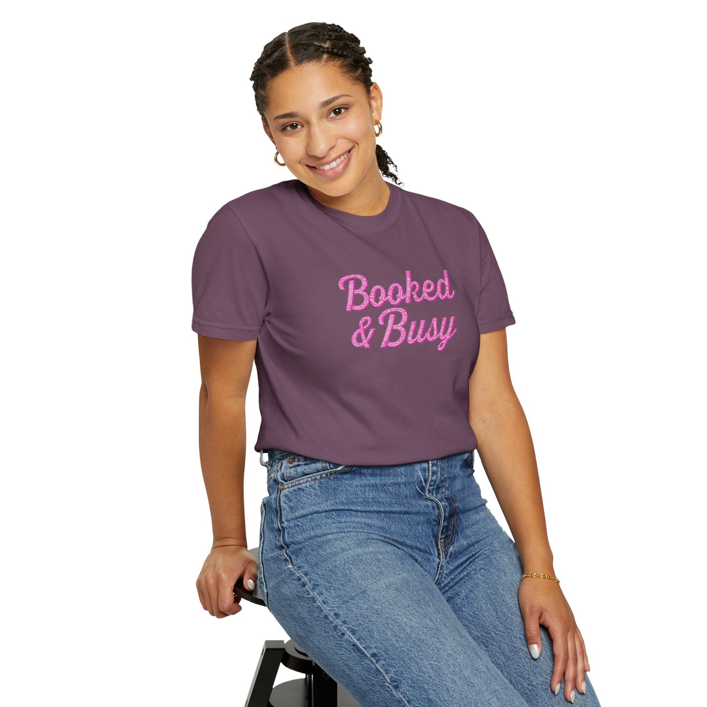 Booked & Busy Garment-Dyed T-Shirt, Entrepreneur Tee