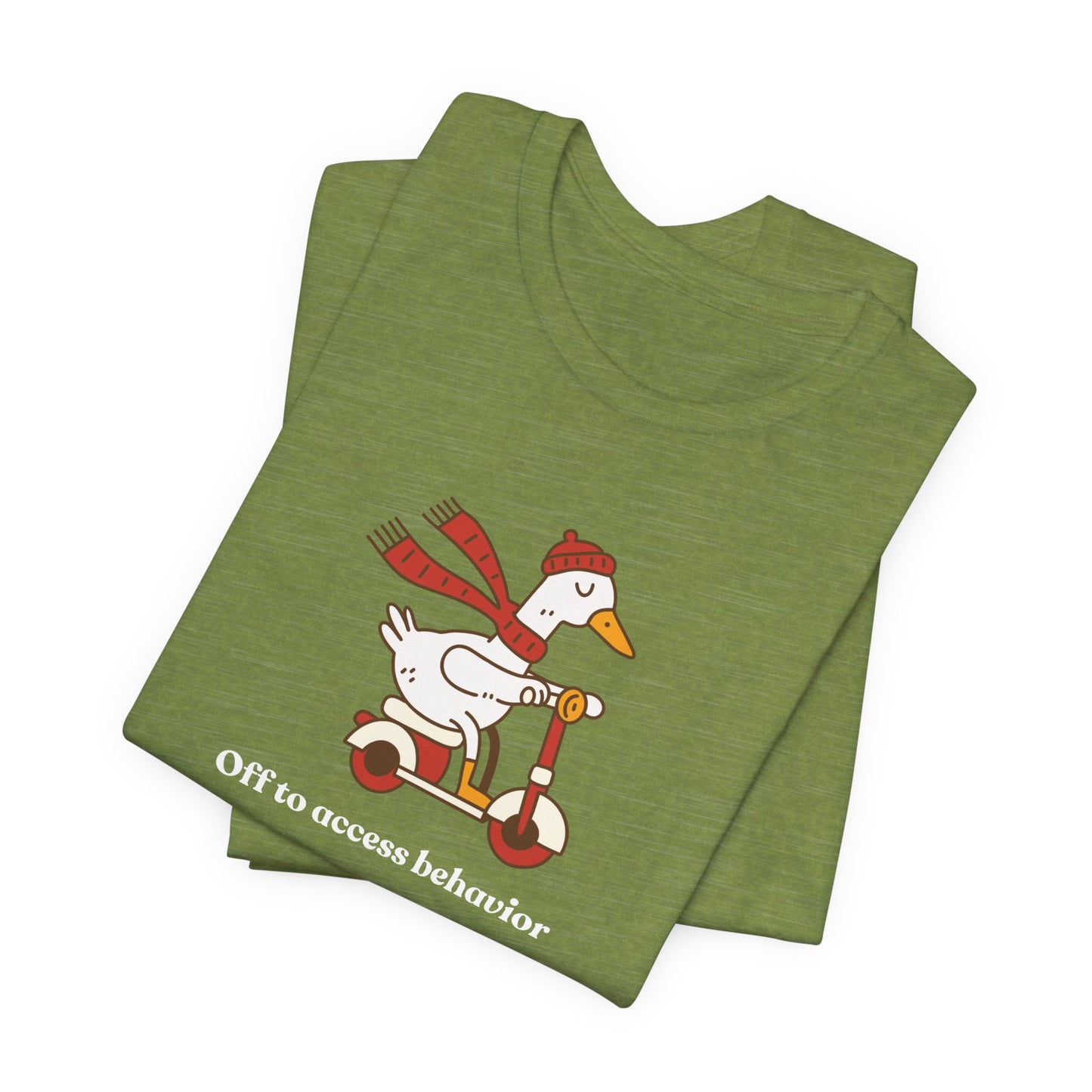 Funny Duck T-Shirt, 'Off to Awesome Behavior' Tee