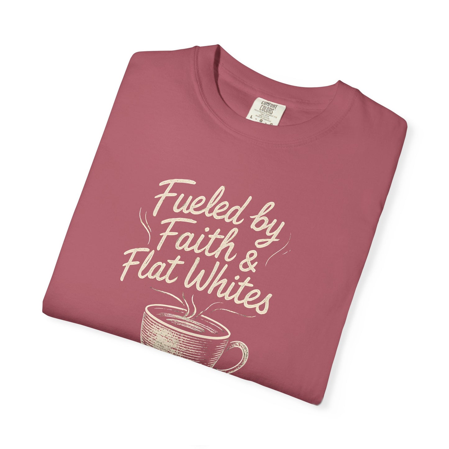 Coffee Lovers Unisex T-Shirt - Fueled by Faith & Flat Whites
