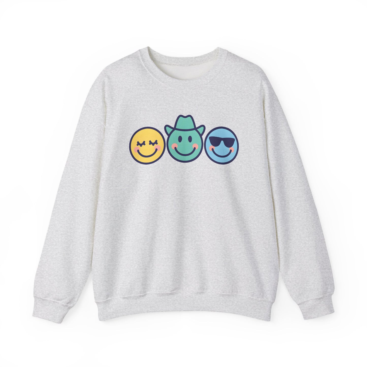 Cheerful Smiley Face Sweatshirt