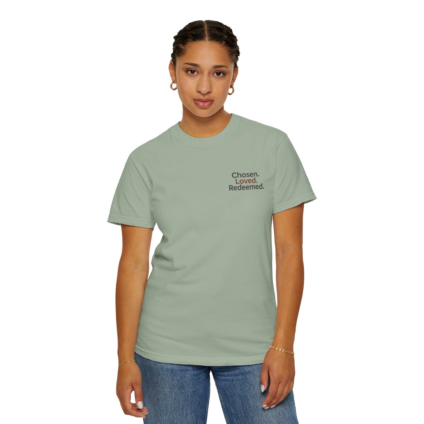 Faith-Inspired Unisex T-Shirt, Chosen Loved Redeemed Shirt