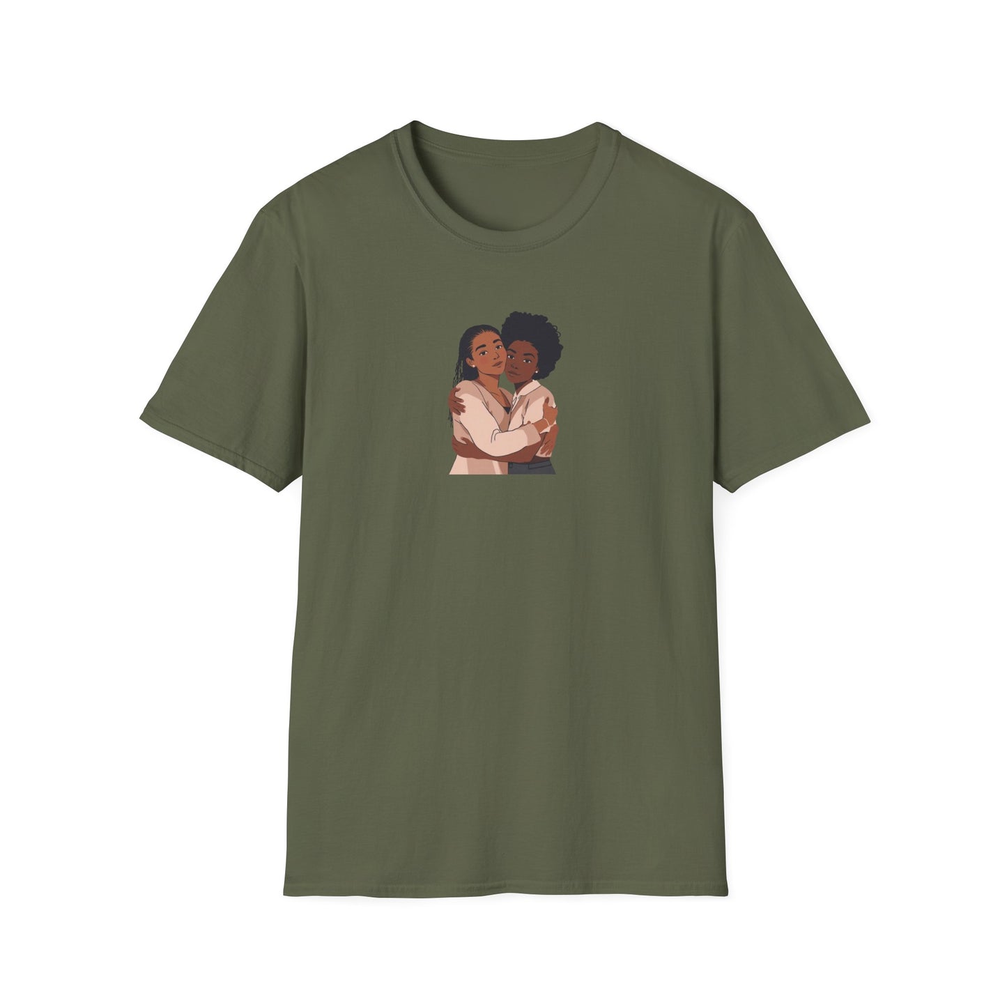 Embrace Love Friendship Tees, Black Sisterhood T-shirt