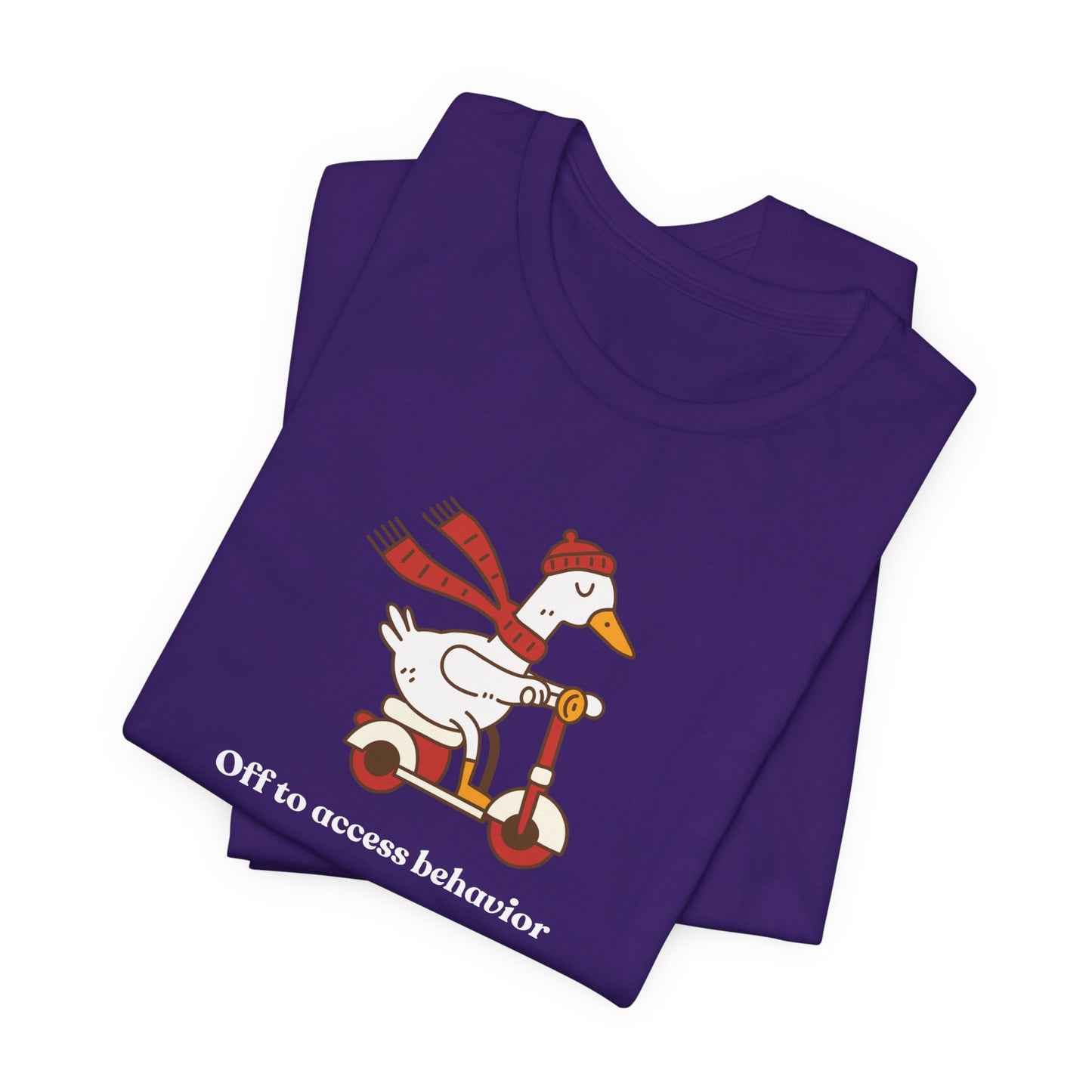 Funny Duck T-Shirt, 'Off to Awesome Behavior' Tee