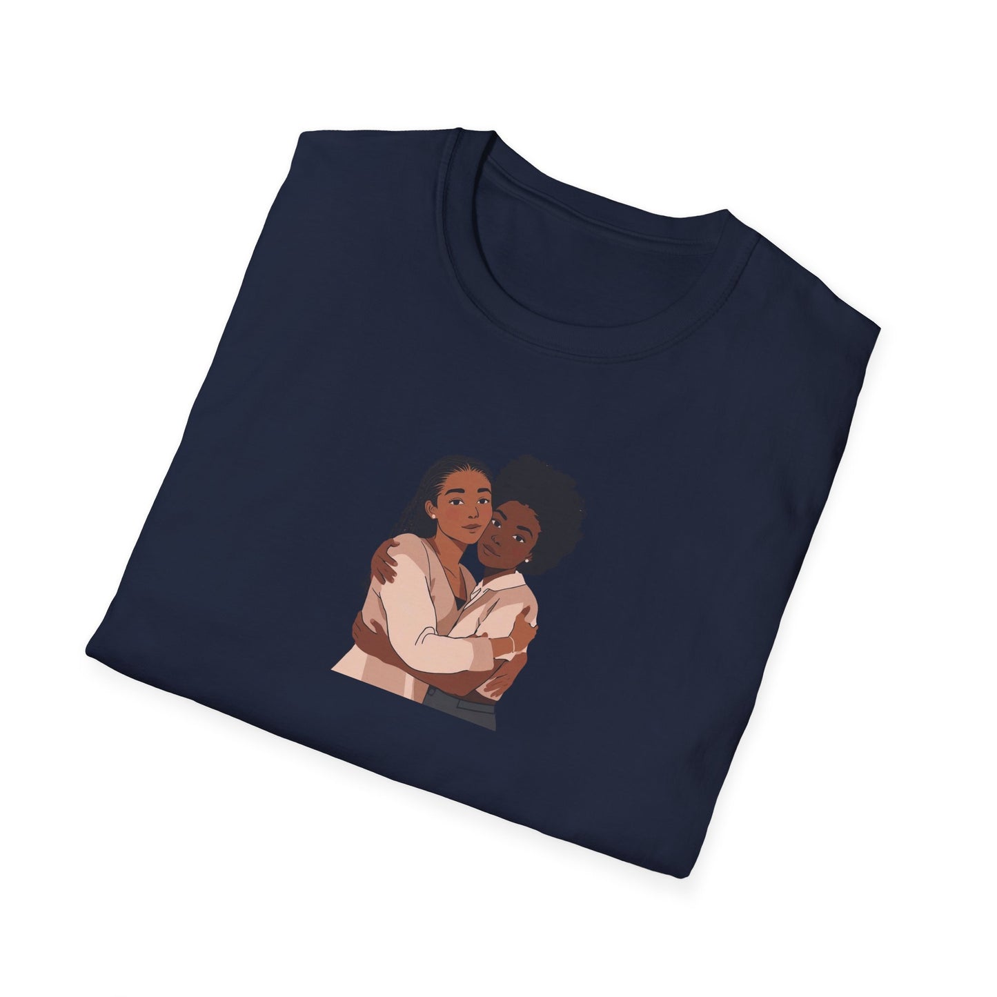 Embrace Love Friendship Tees, Black Sisterhood T-shirt