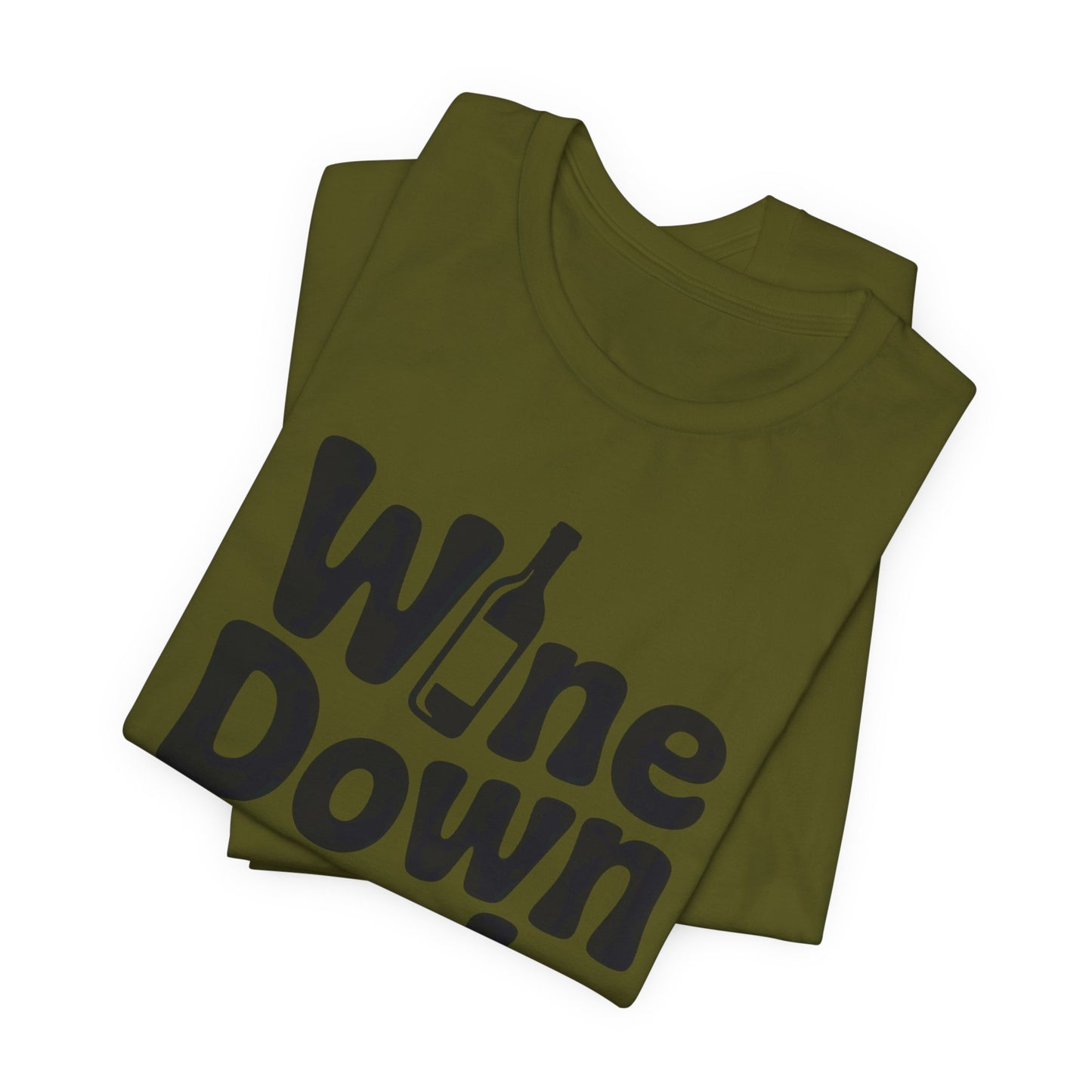 Wine Down Mode Unisex Tee for Wine Lovers