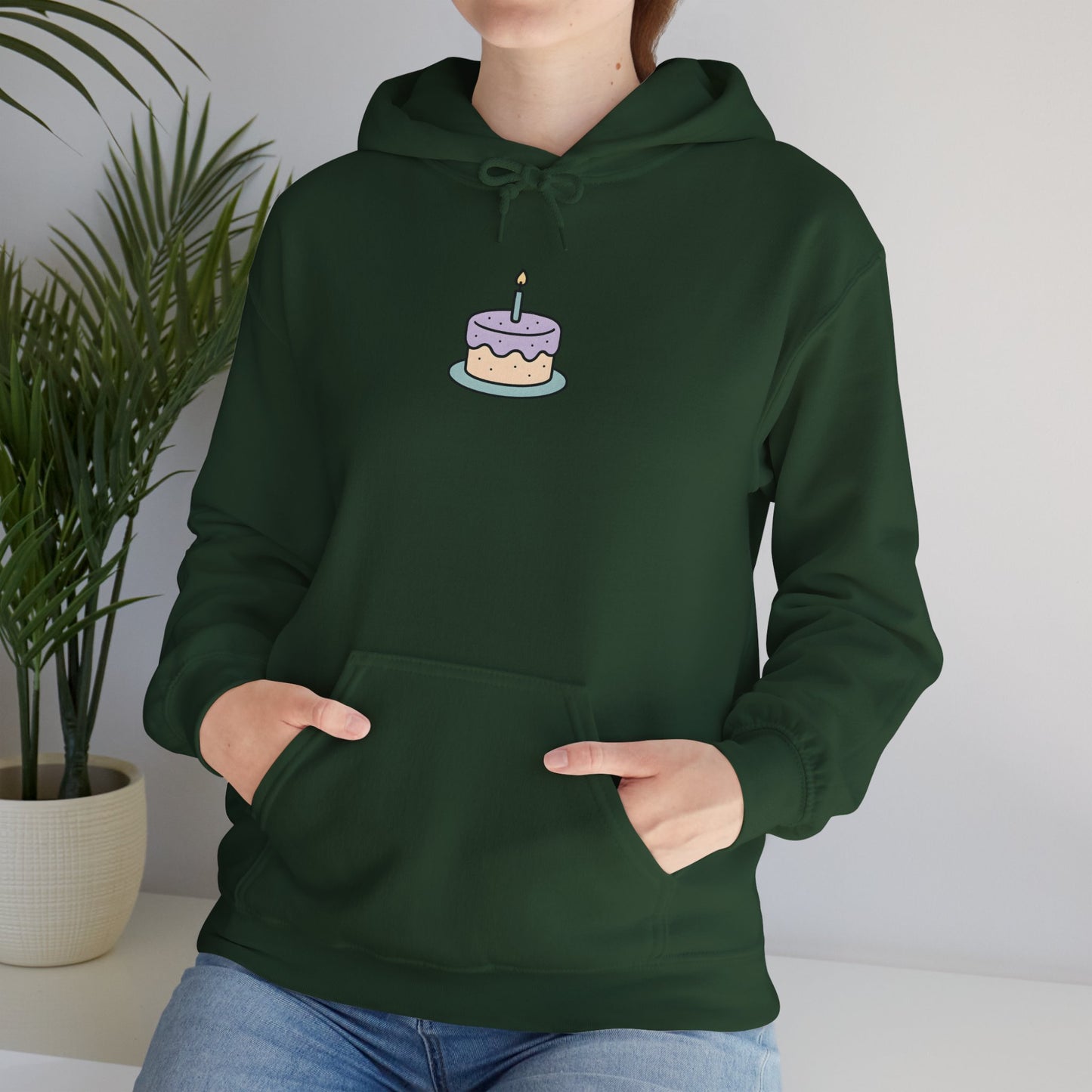 Birthday Cake Hoodie, Cute Gift for Cake Lovers