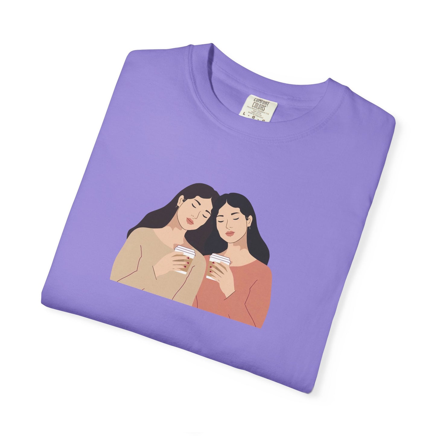 Sisterhood Graphic Tee, Cute Friendship Gift