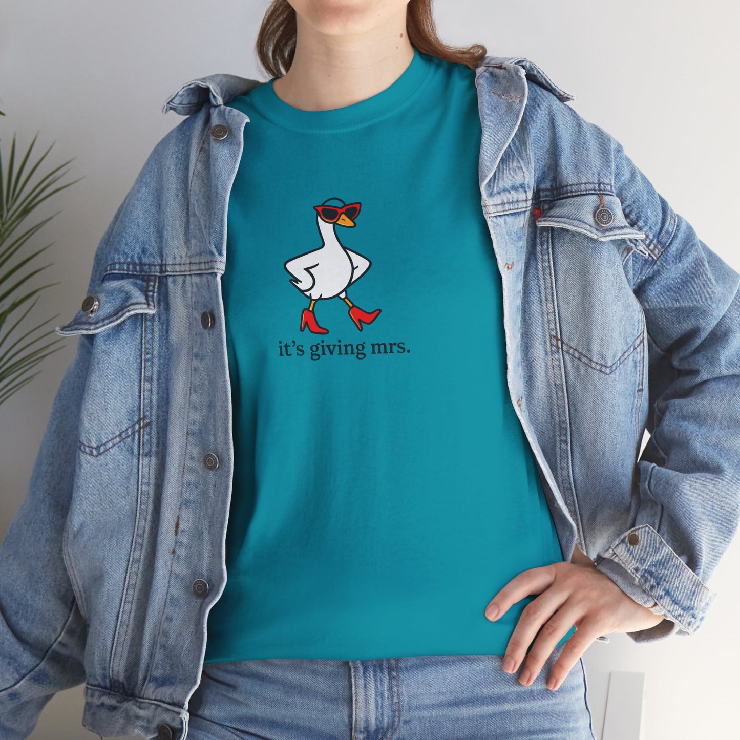 "It's Giving Mrs." Cotton T-Shirt