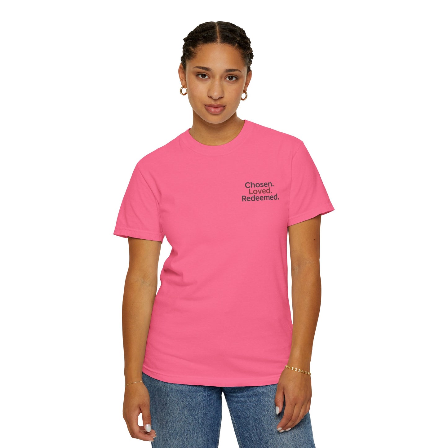 Faith-Inspired Unisex T-Shirt, Chosen Loved Redeemed Shirt