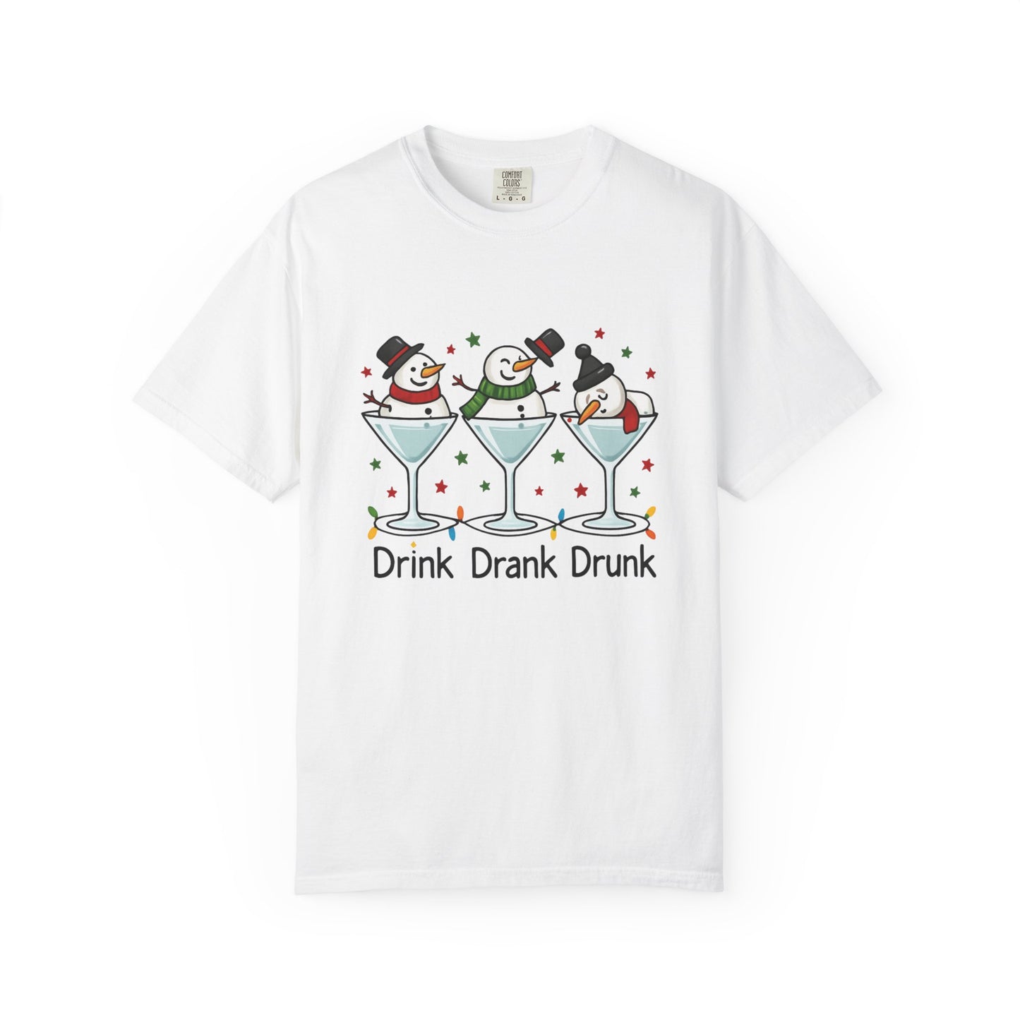 Drink Drank Drunk Holiday T-Shirt
