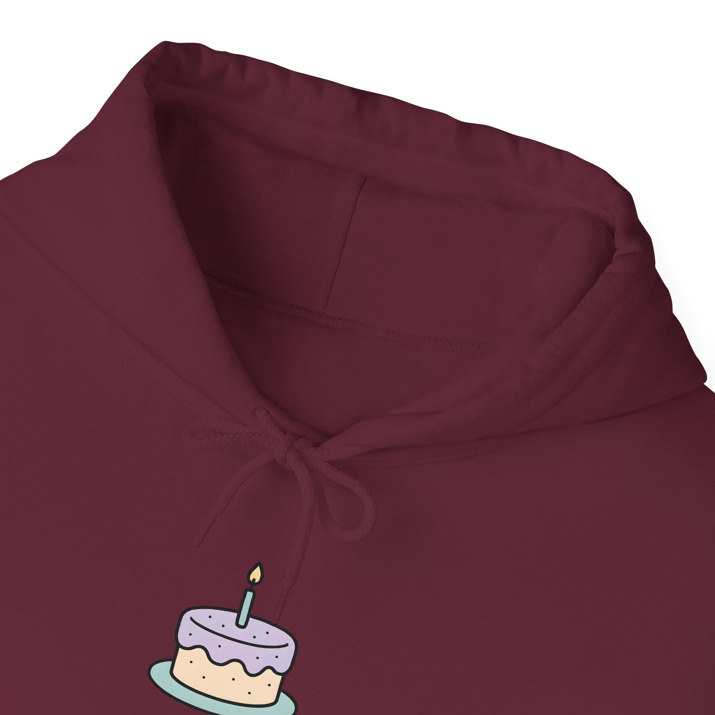 Birthday Cake Hoodie, Cute Gift for Cake Lovers